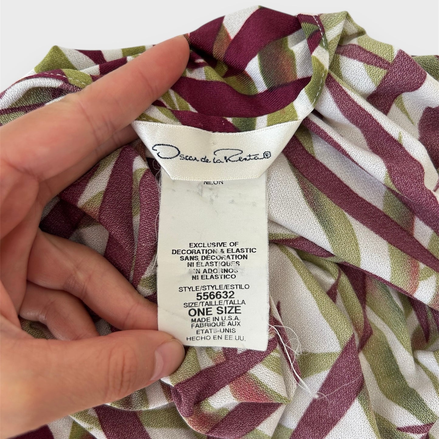 Oscar de la Renta Floral Tankini 3-Piece Swim Set - US 8