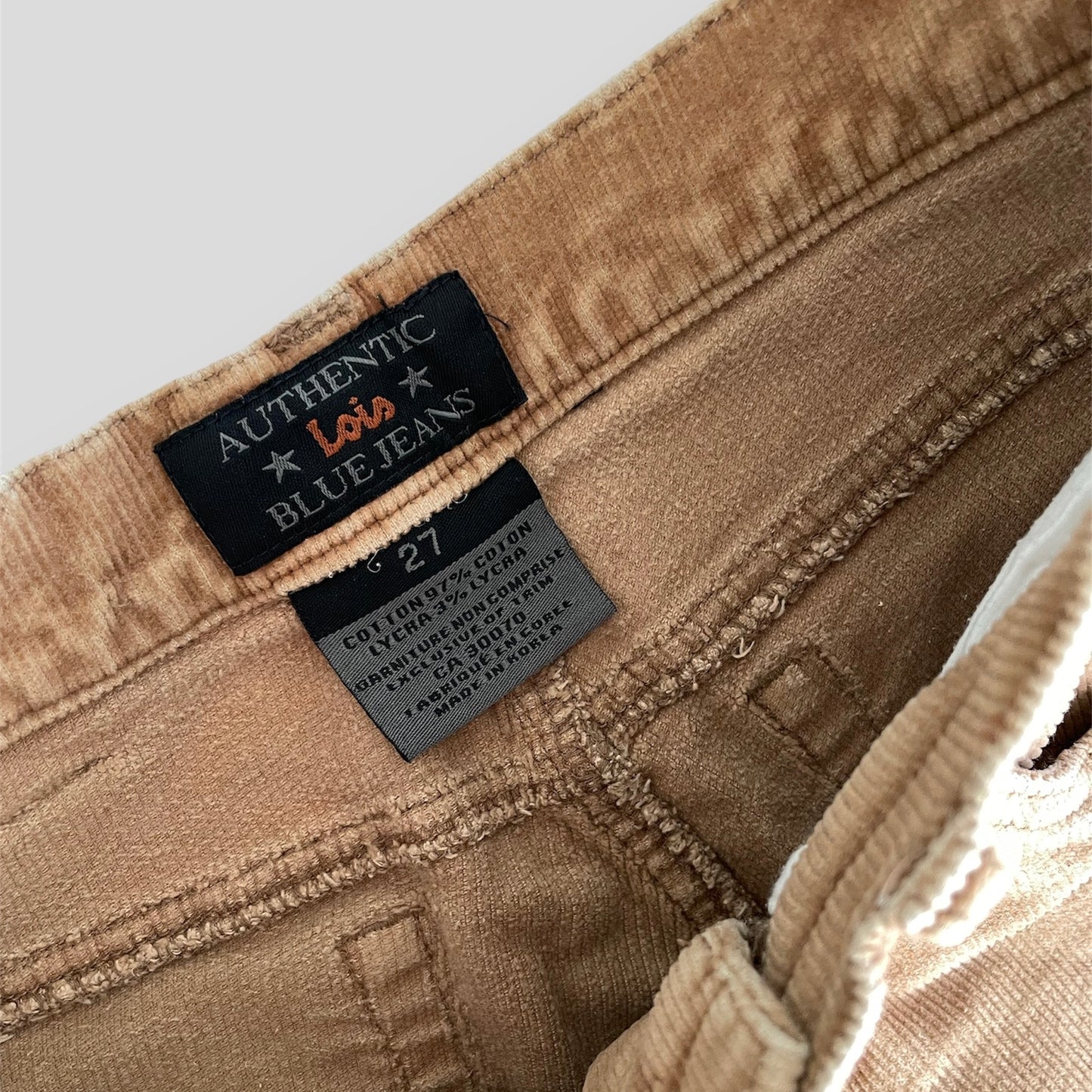 Lois Brown Corduroy Jeans - W27