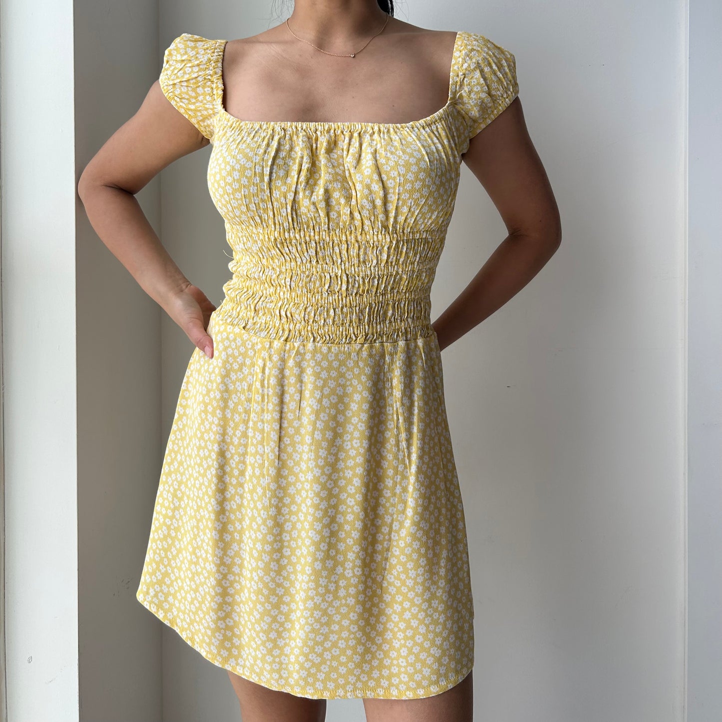 With Jéan Yellow Marseille Dress - Small