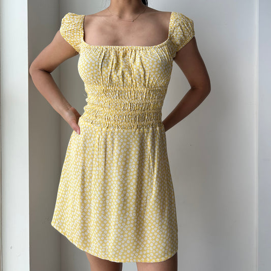 With Jéan Yellow Marseille Dress - Small