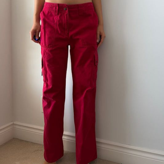 Lauren Ralph Lauren Red Cargo Pants - Medium