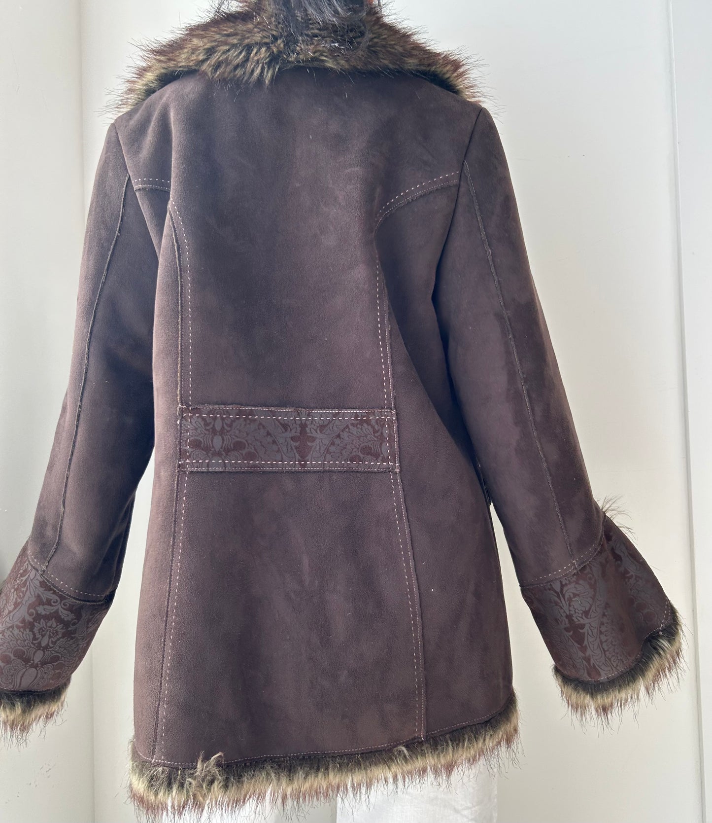 Novelti Brown Afghan Jacket - Small