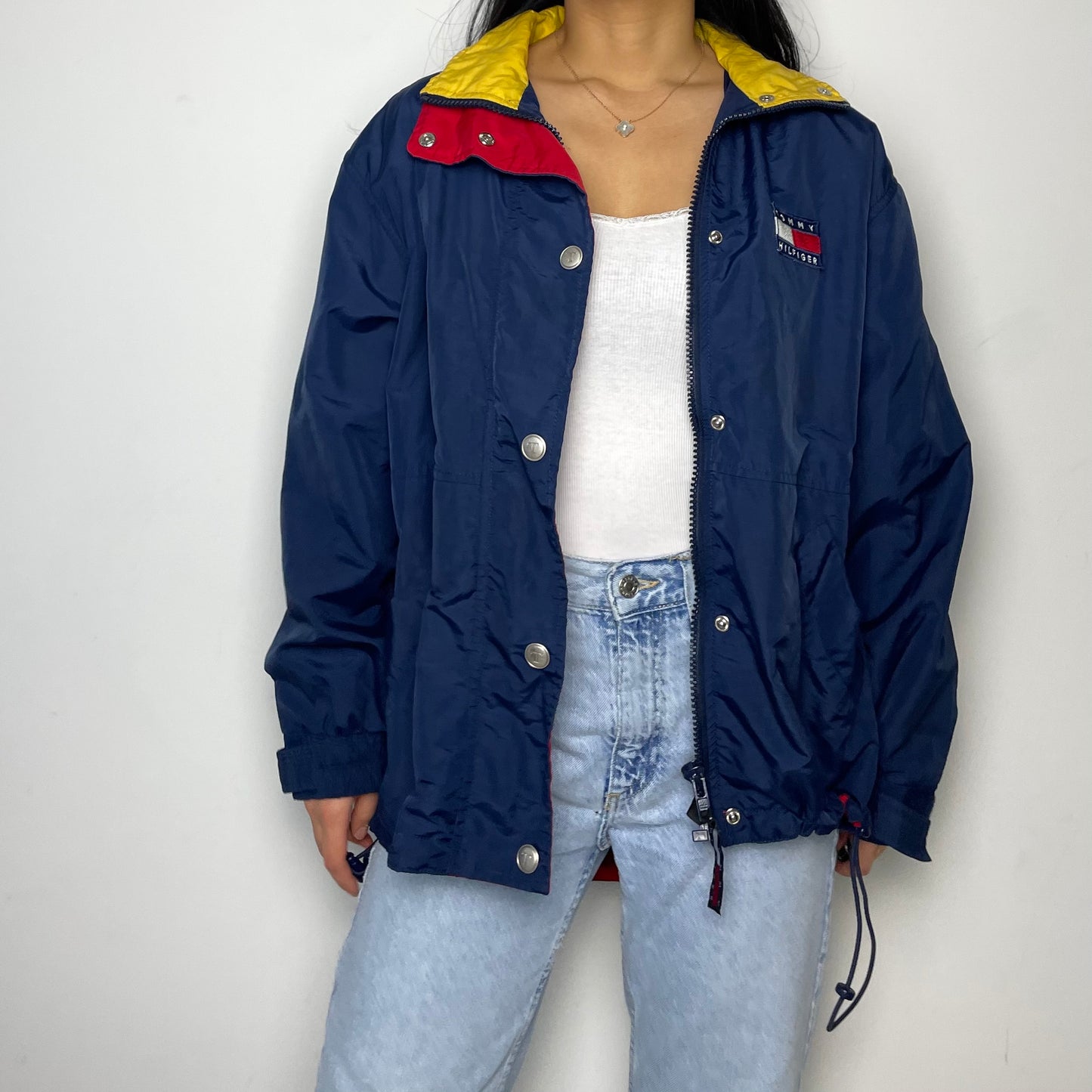 Vintage Tommy Hilfiger Navy Sailing Jacket - Small