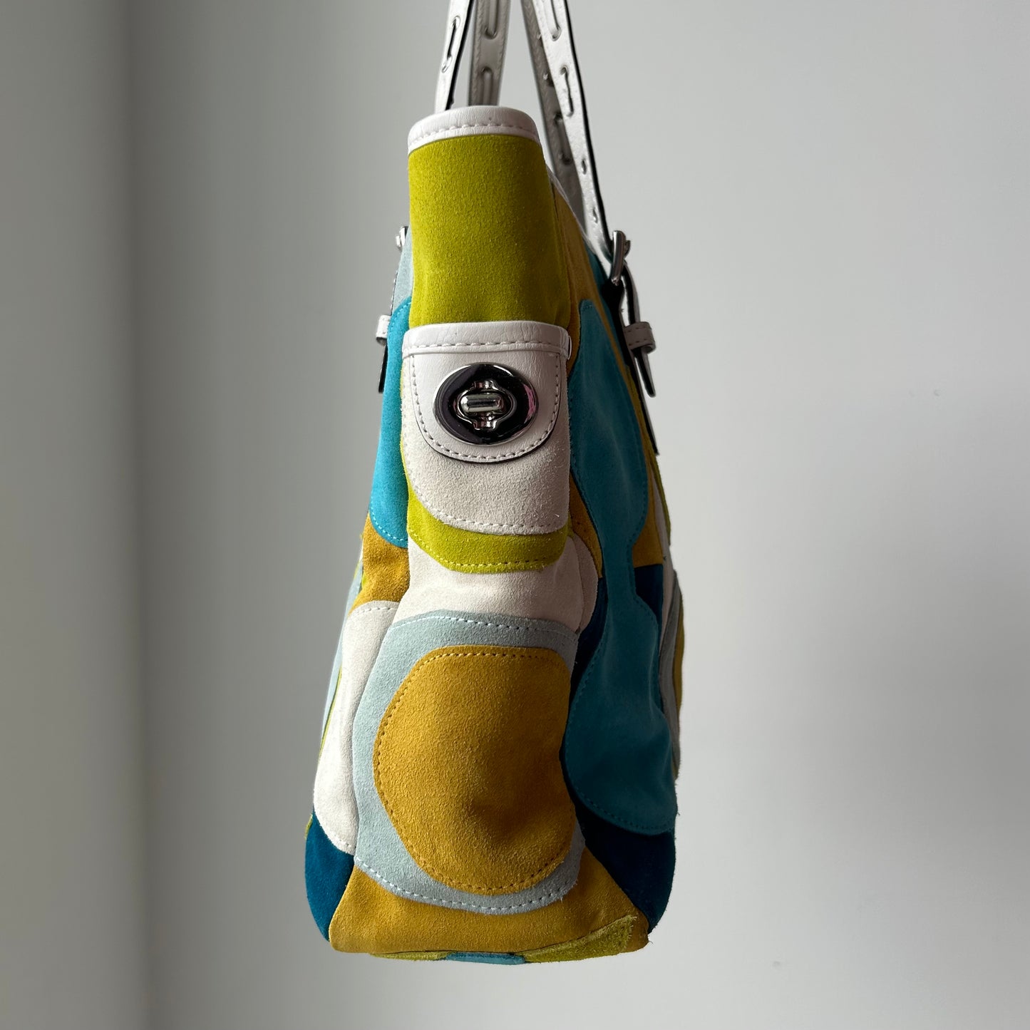 Coach 2010 Limited Edition Optic Signature C Suede Gallery Tote