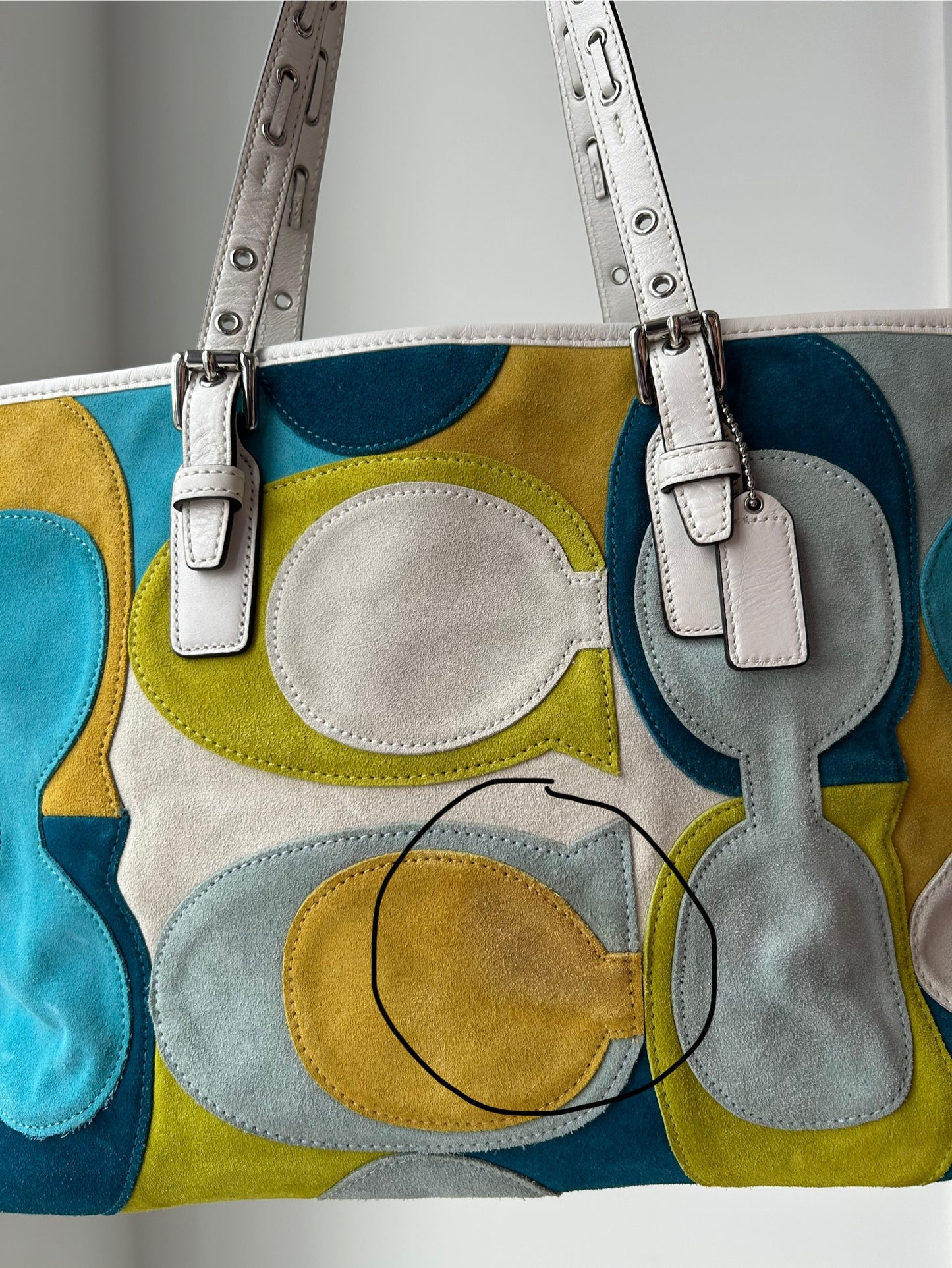 Coach 2010 Limited Edition Optic Signature C Suede Gallery Tote