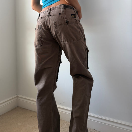 G-Star Raw Brown Cargo Pants - W29