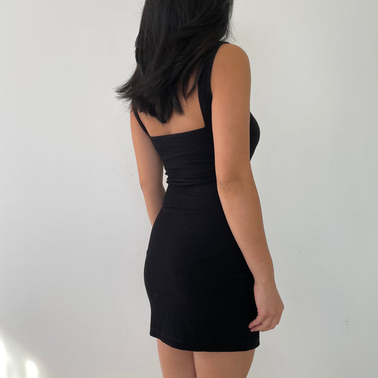 Motel Black Bodycon Mini Dress - X-Small