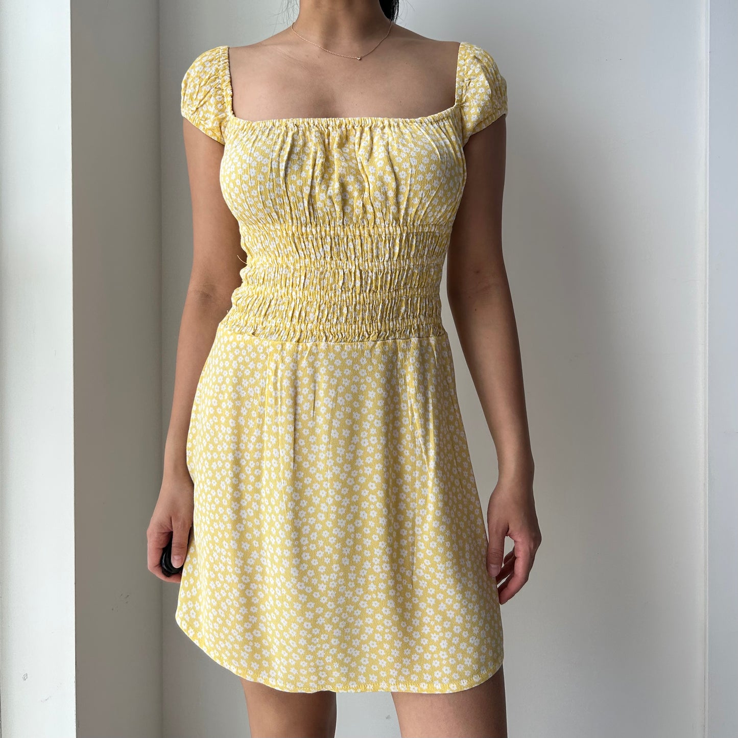 With Jéan Yellow Marseille Dress - Small