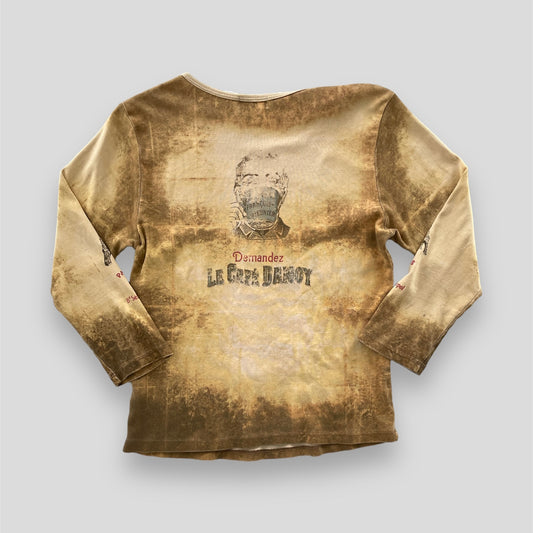 Y2K Long Sleeve Fairy Graphic Tee - Medium