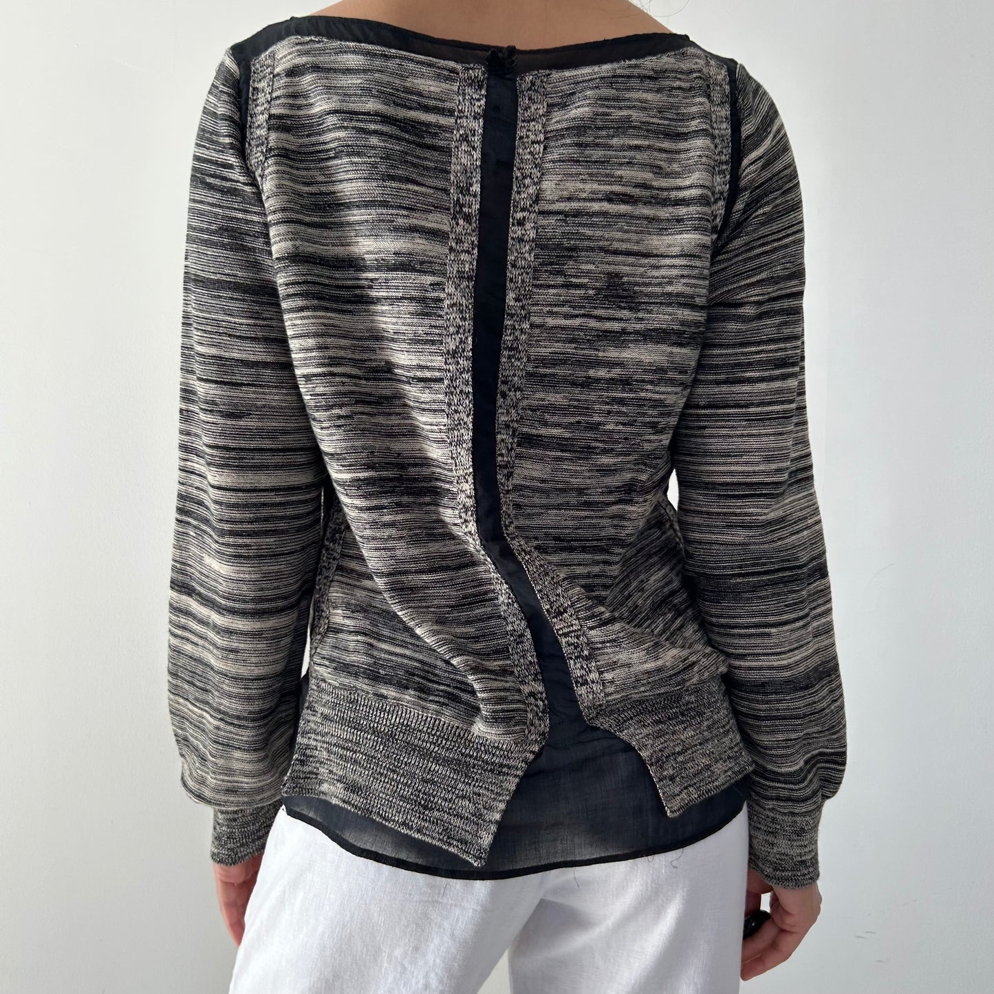 Antipast Made in Japan Striped Cotton Knit Jumper - Small