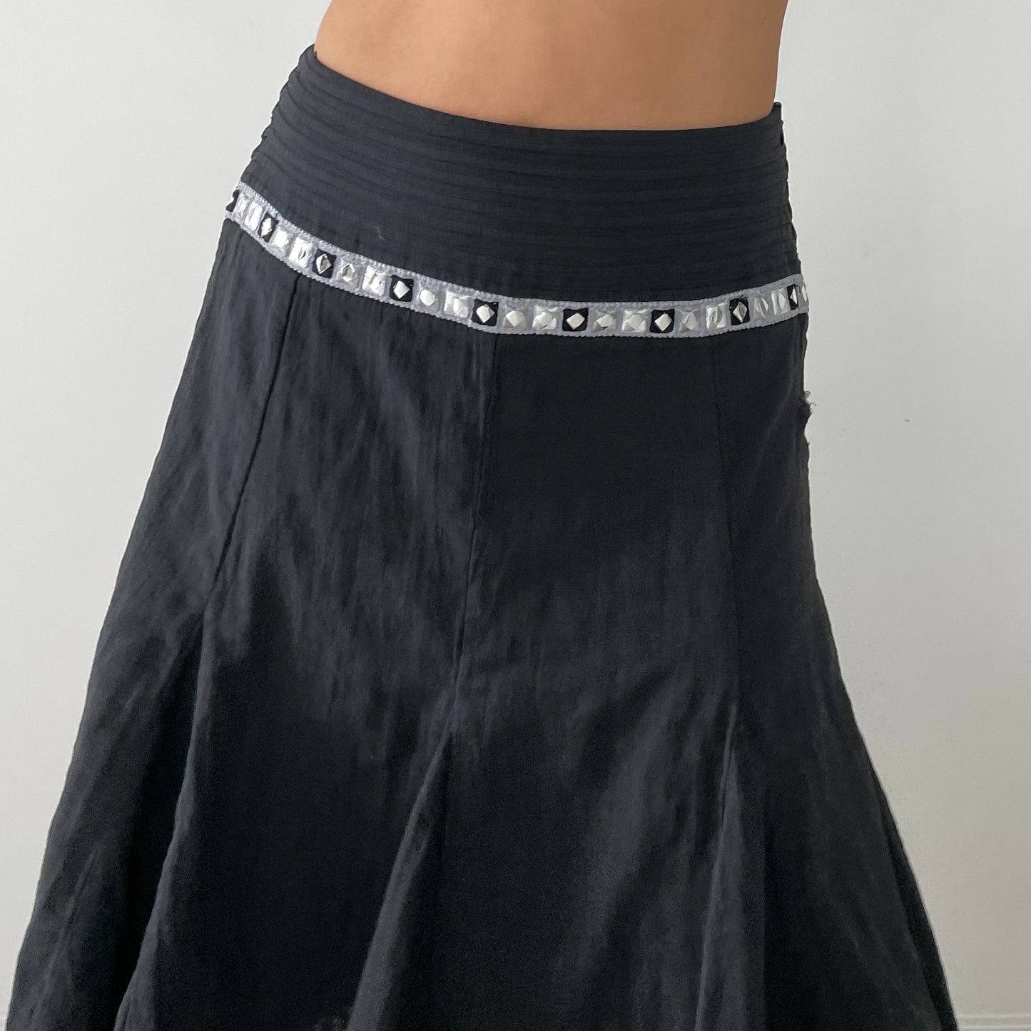 Black Flowy Skirt - Small/Medium