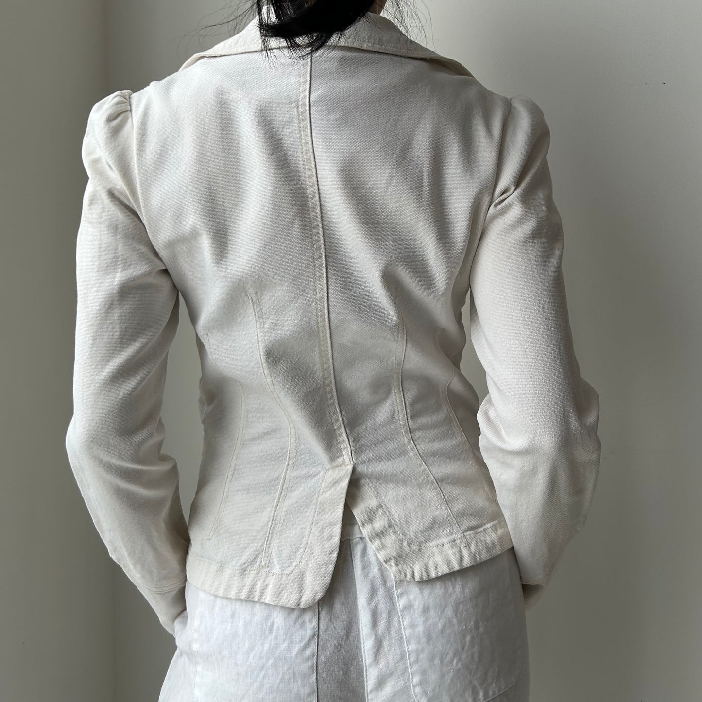 Off-White Denim Tailored Jacket - Small