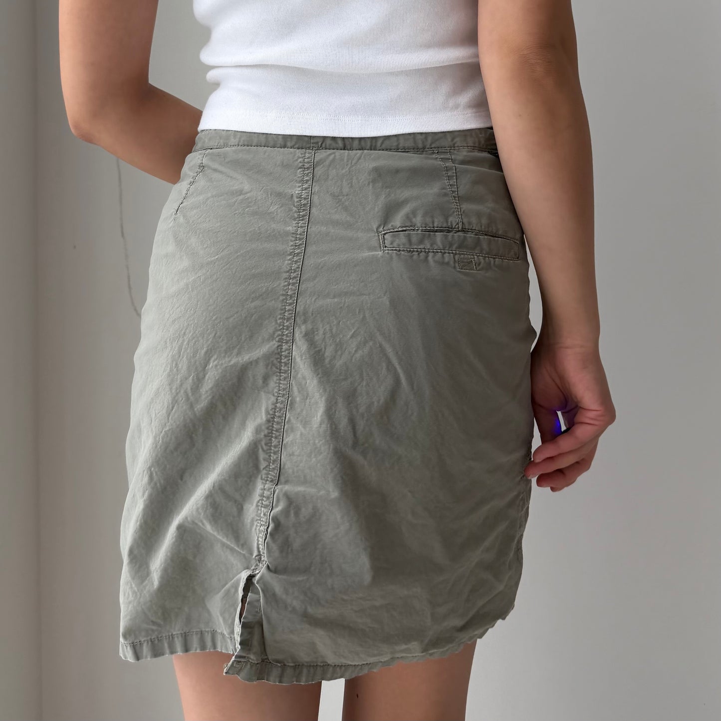 Columbia Khaki Green Utility Cargo Skort - Large