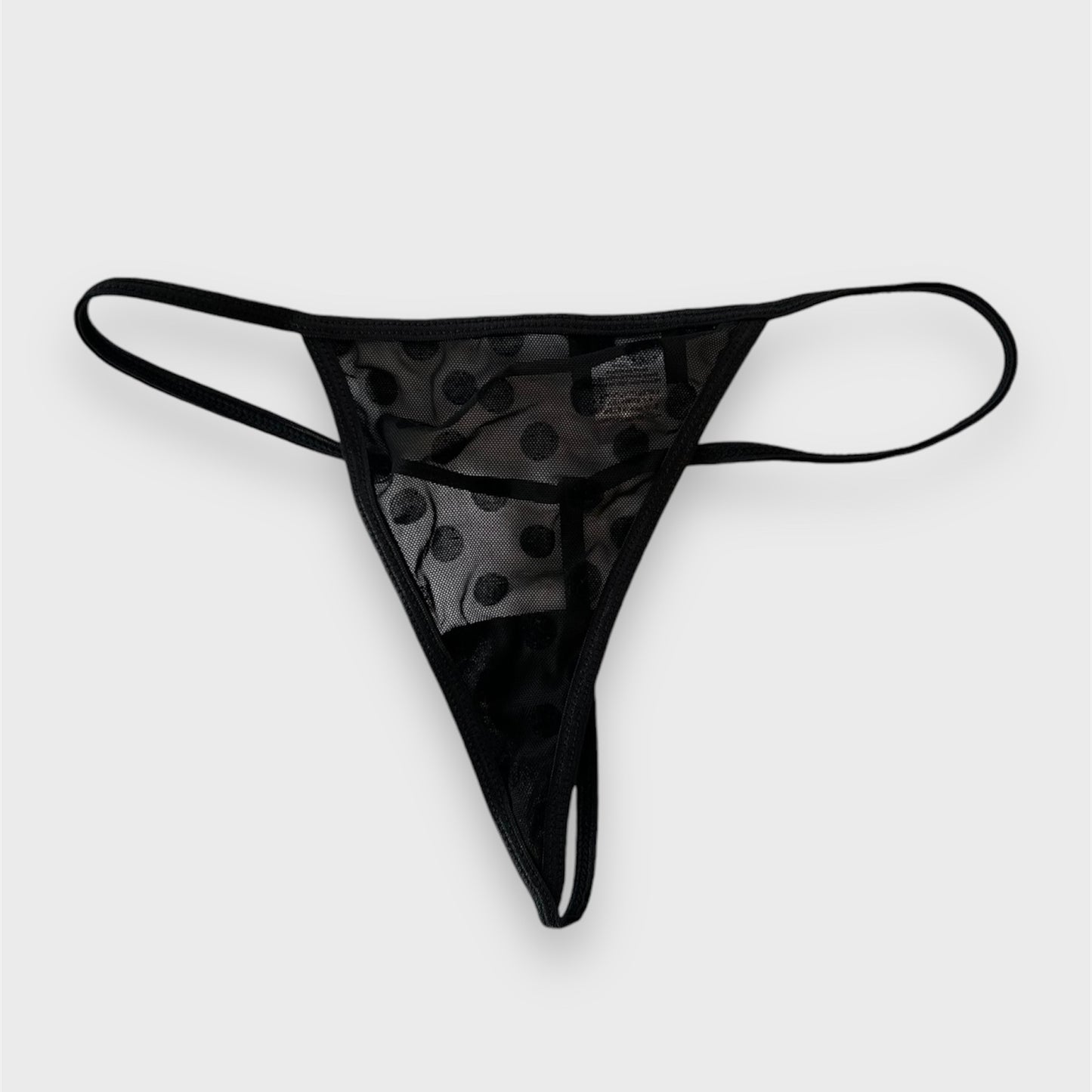 Rampage Intimates Black Polka Dot Lingerie Set - Small