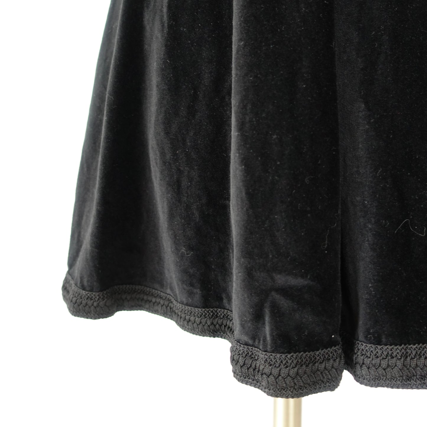 Jill Stuart Collection Black Velvet Silk Lined Dress - X-Small