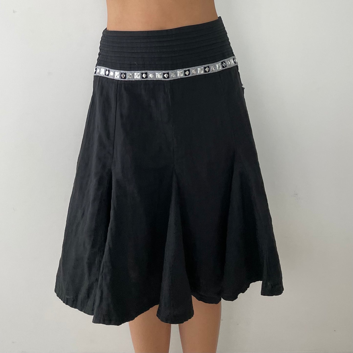 Black Flowy Skirt - Small/Medium