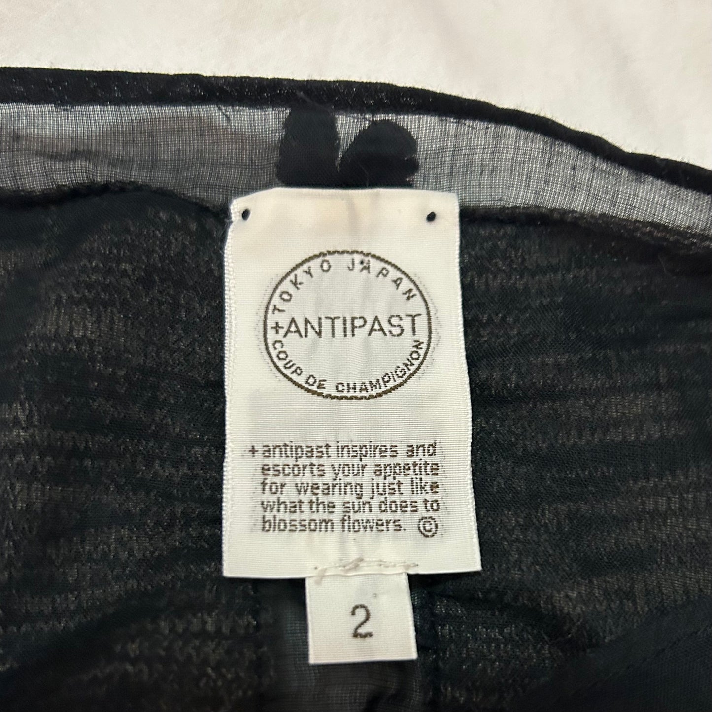 Antipast Made in Japan Striped Cotton Knit Jumper - Small