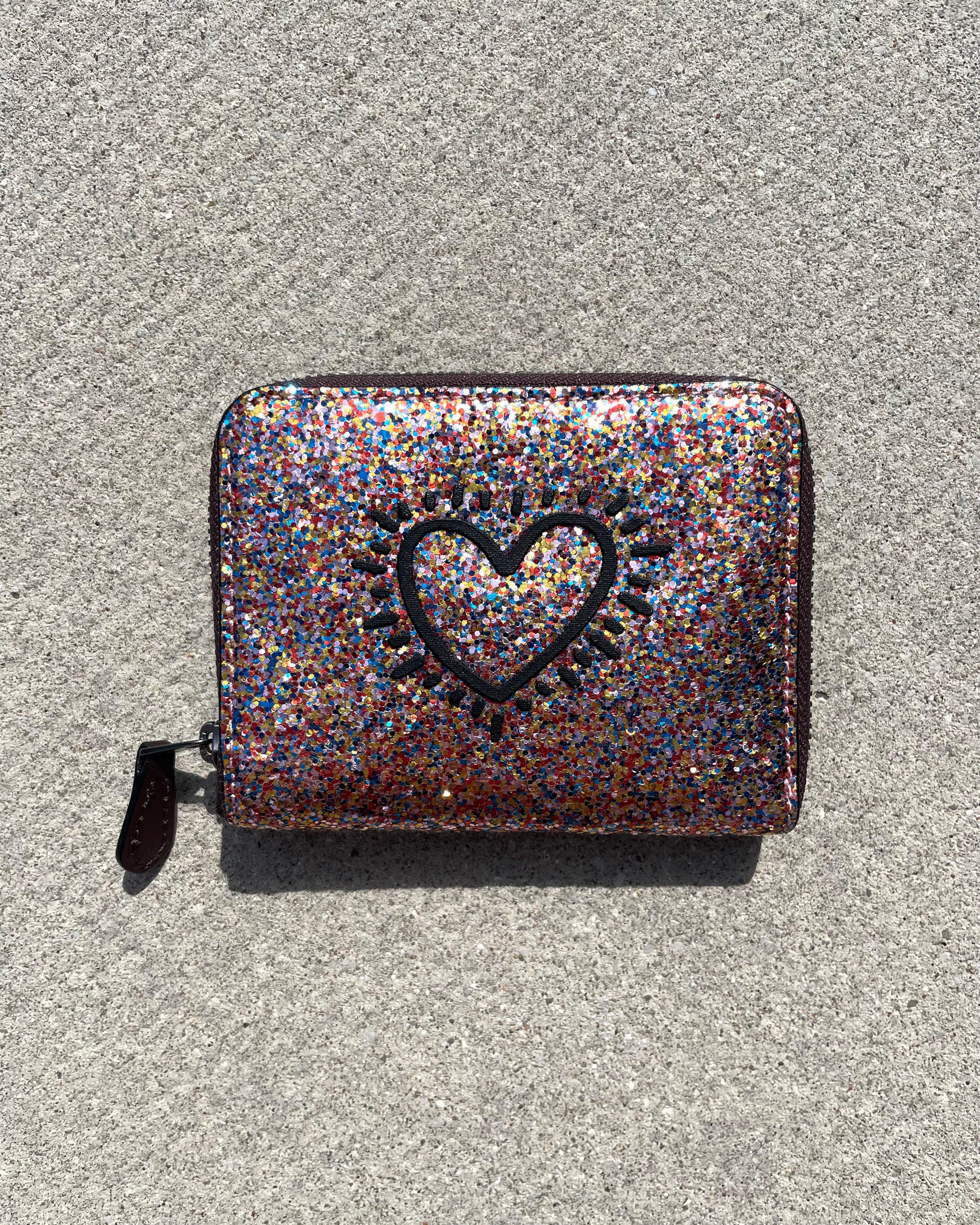 Coach X Keith Haring Small Zip Around Wallet – Zoehify