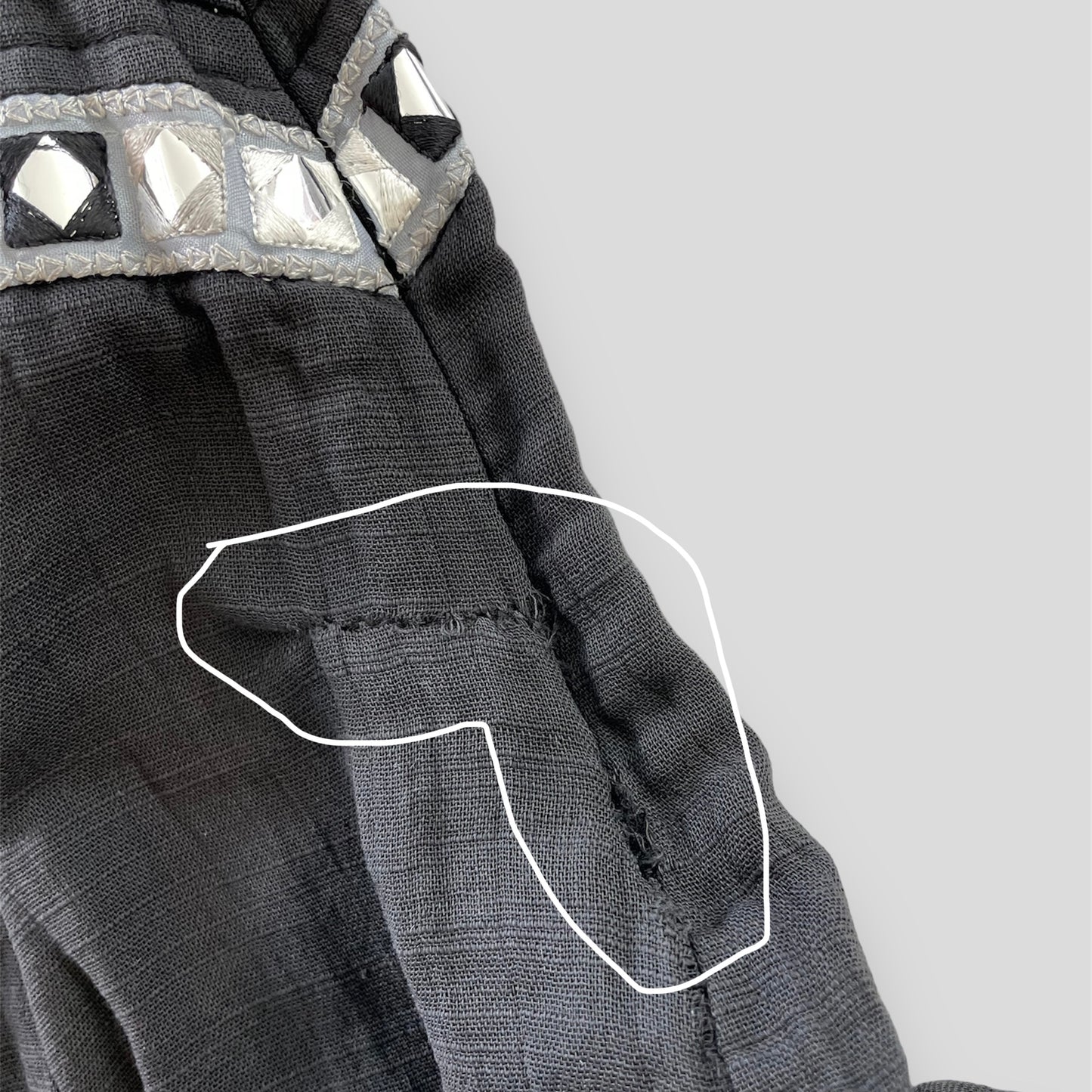 Black Flowy Skirt - Small/Medium