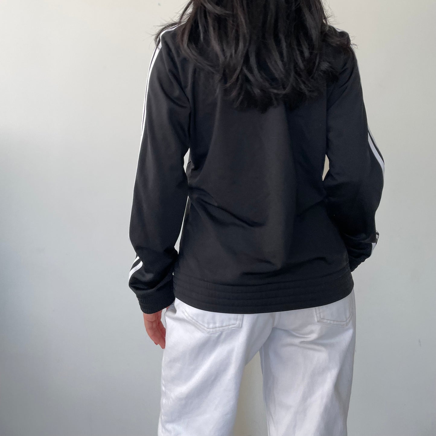 Adidas Blokecore Black Zip Up Track Jacket - Medium