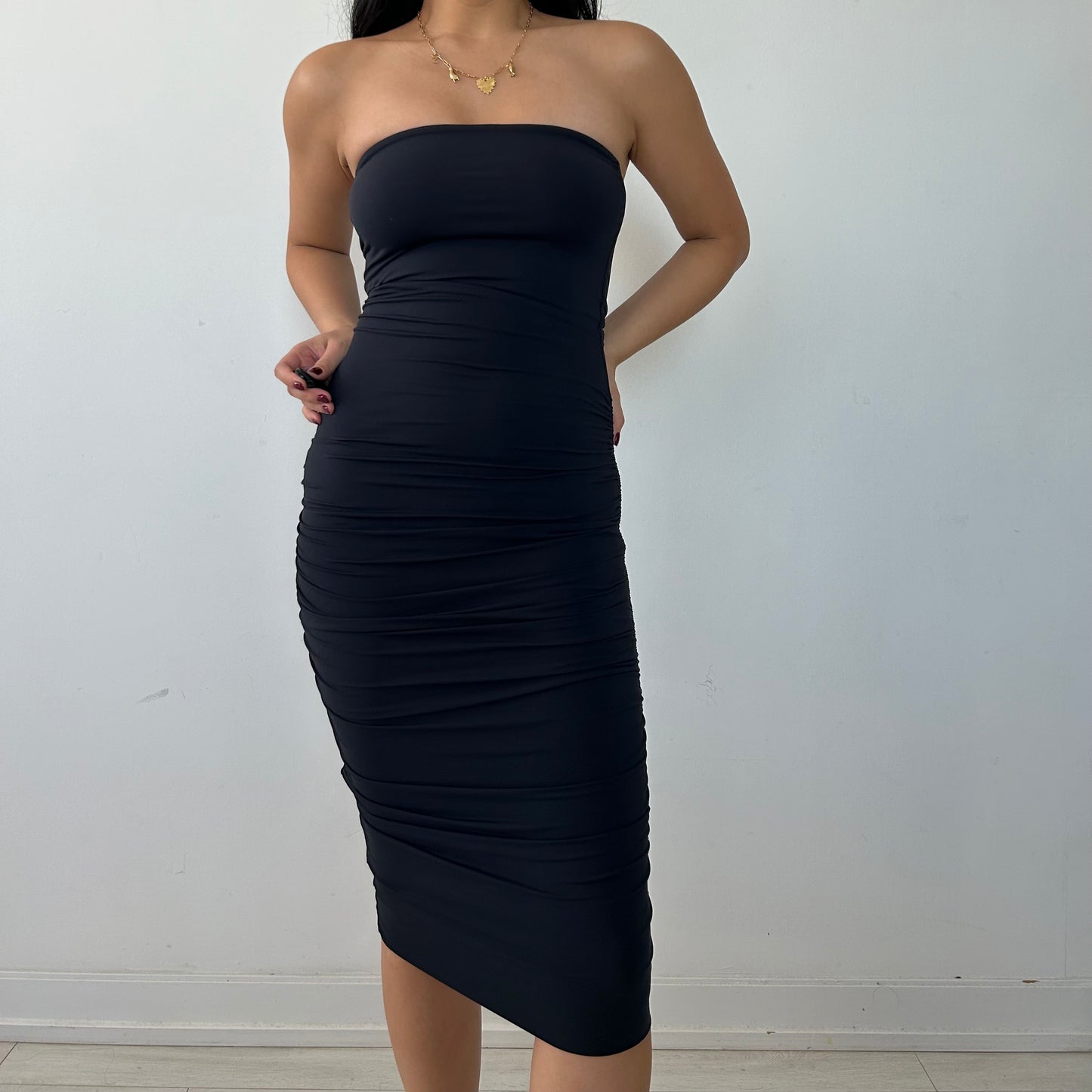 Kookaï Australia Black Bodycon Midi Dress - X-Small