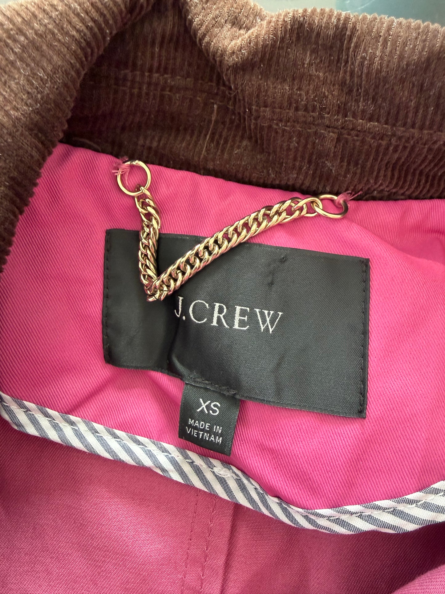J. Crew Hot Pink Classic Field Jacket - X-Small