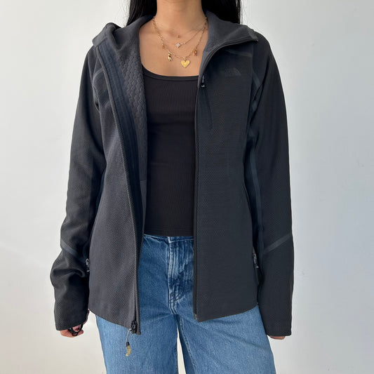 The North Face Dark Grey Summit Series Fleece Full-Zip Hoodie - Large