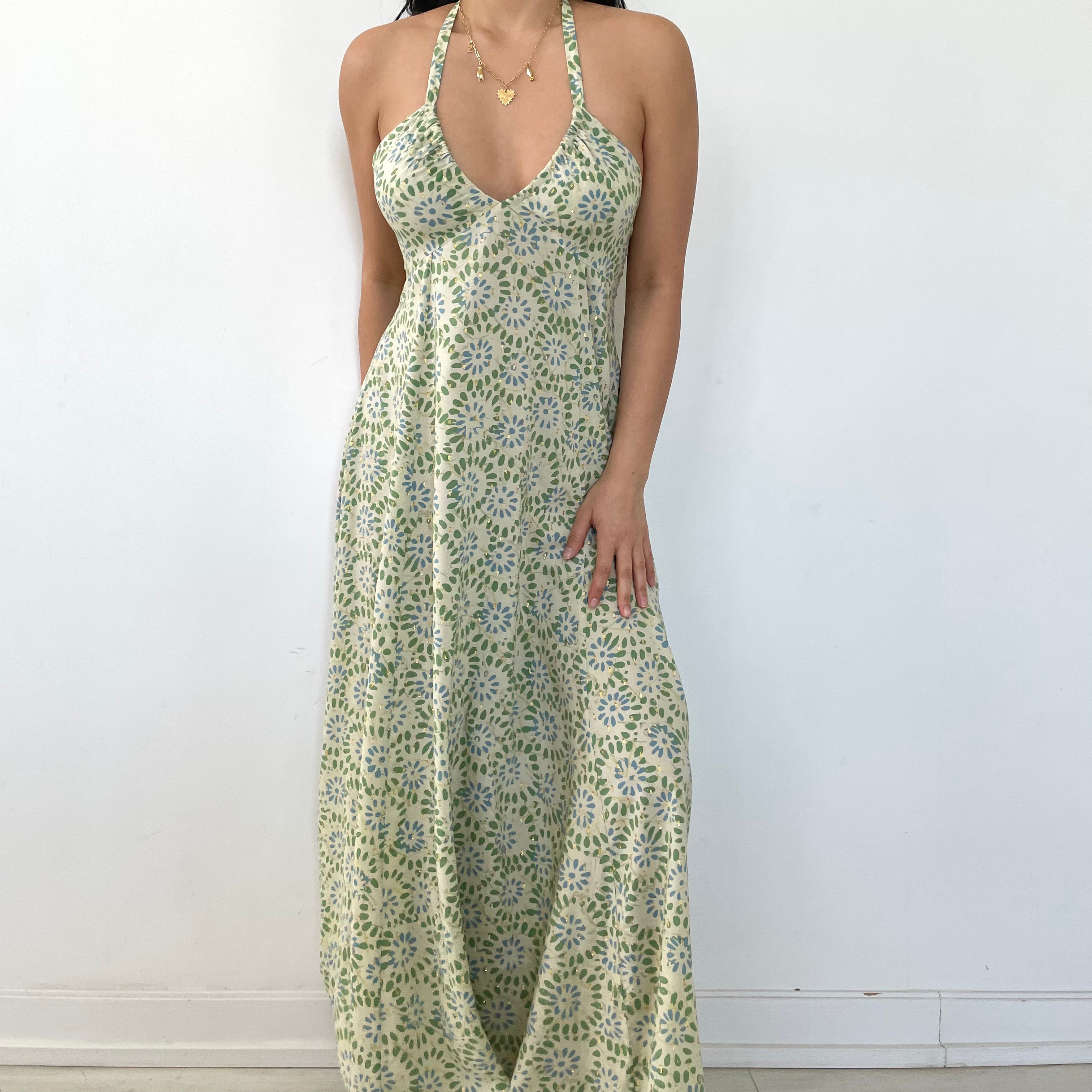 Oysho Halter Neck Maxi Dress