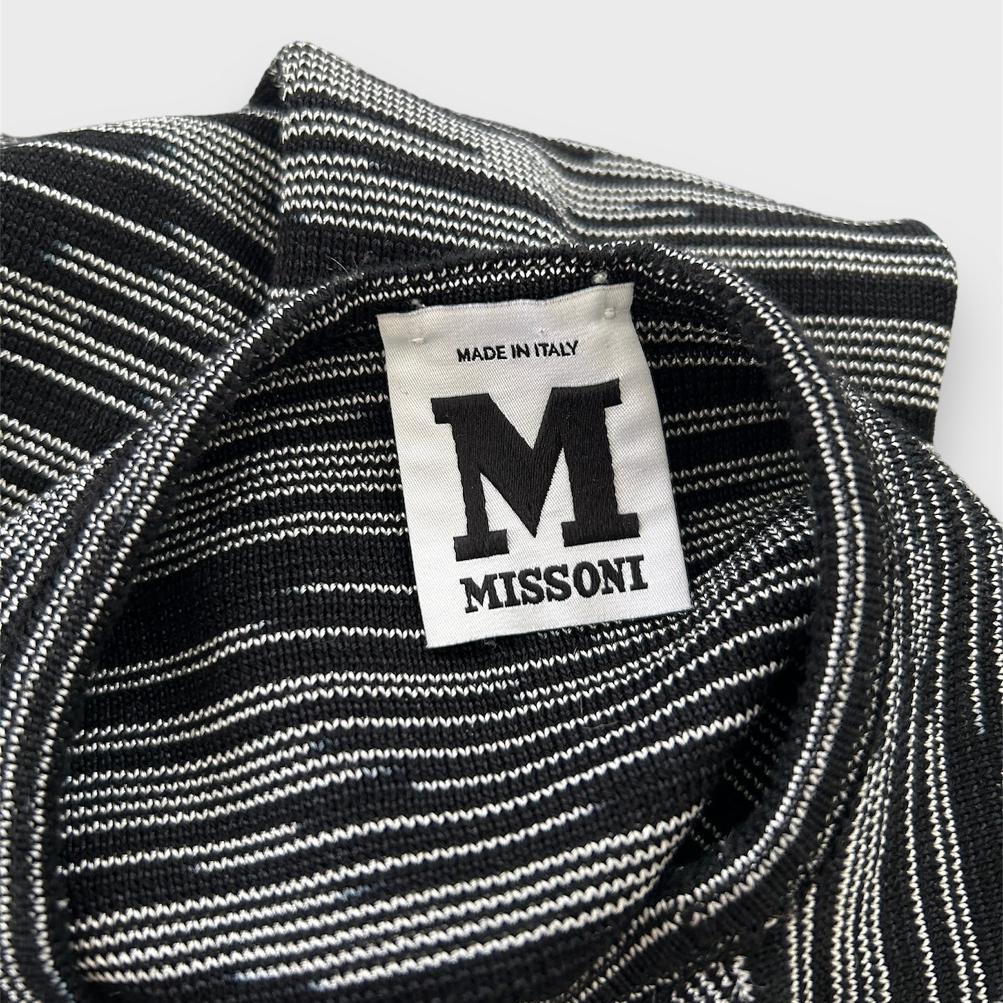 M Missoni Black and White Sleeveless Dress - X-Small
