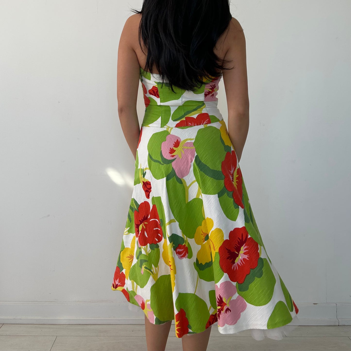 Miss Sixty Luxury Floral Halter Dress - X-Small
