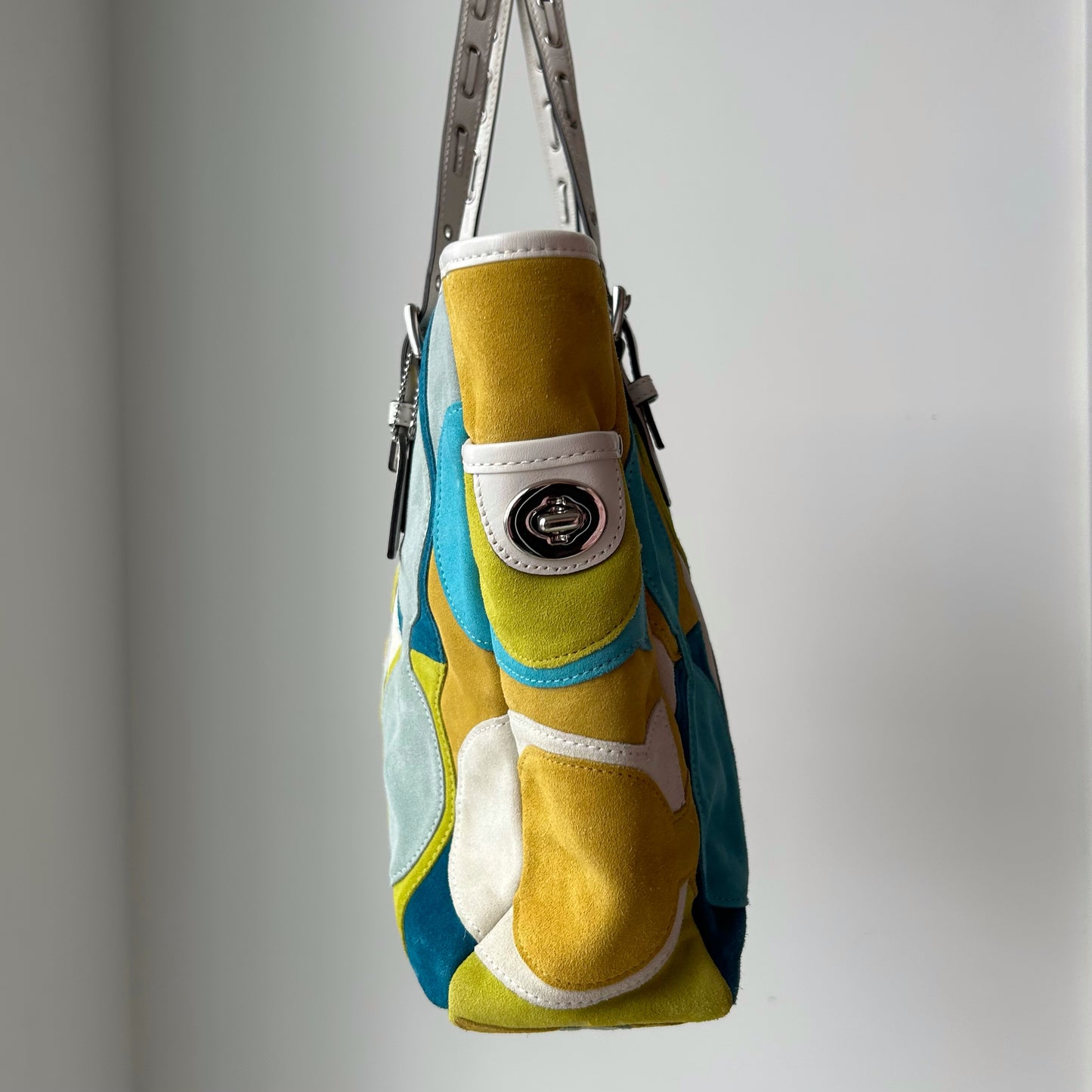 Coach 2010 Limited Edition Optic Signature C Suede Gallery Tote