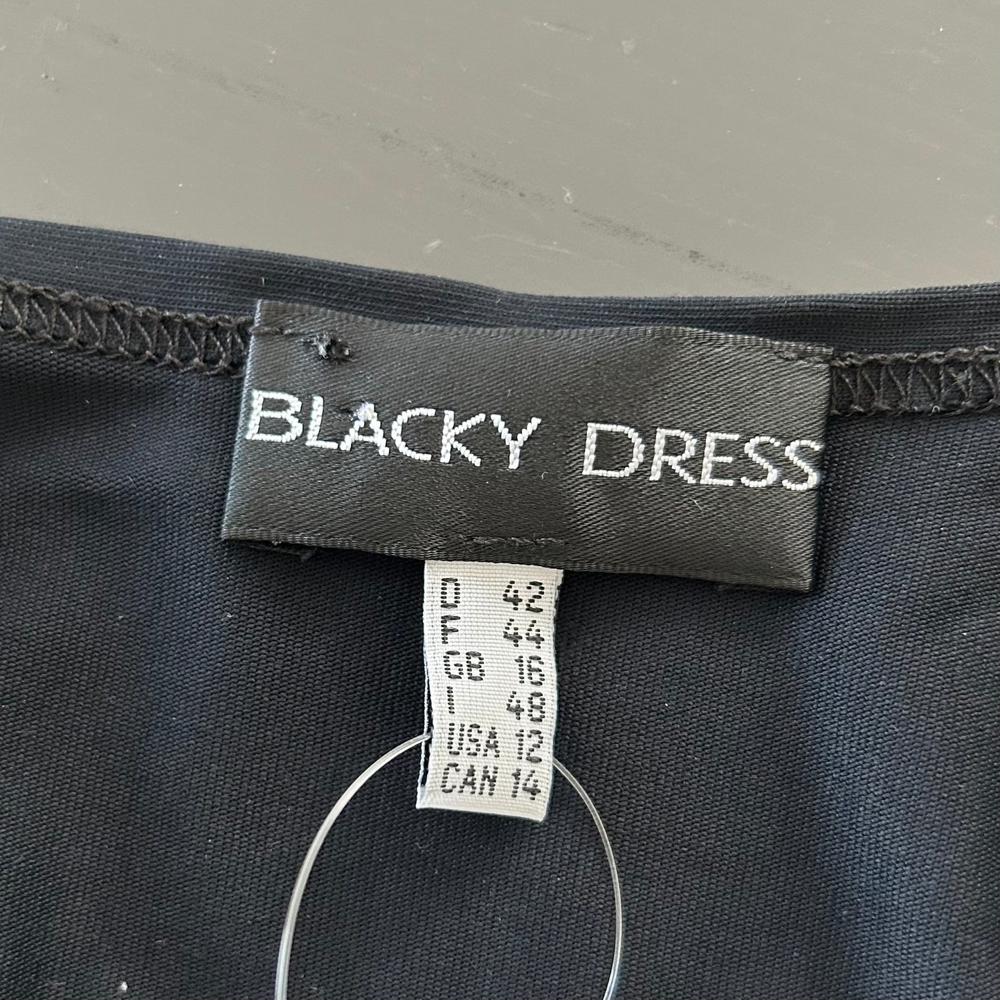 Blacky Dress One Shoulder Tank - Large