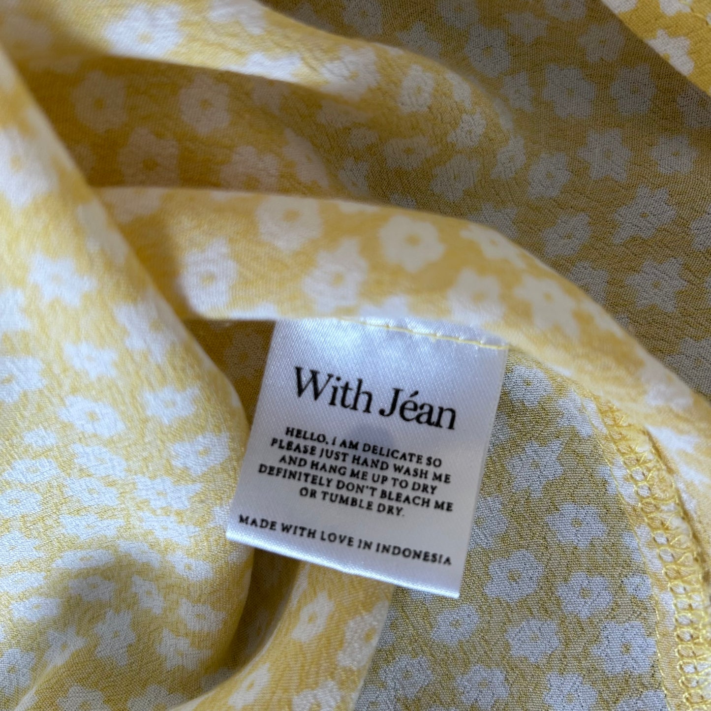 With Jéan Yellow Marseille Dress - Small