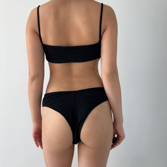 Undress Code Black Cutout Bodysuit - Medium