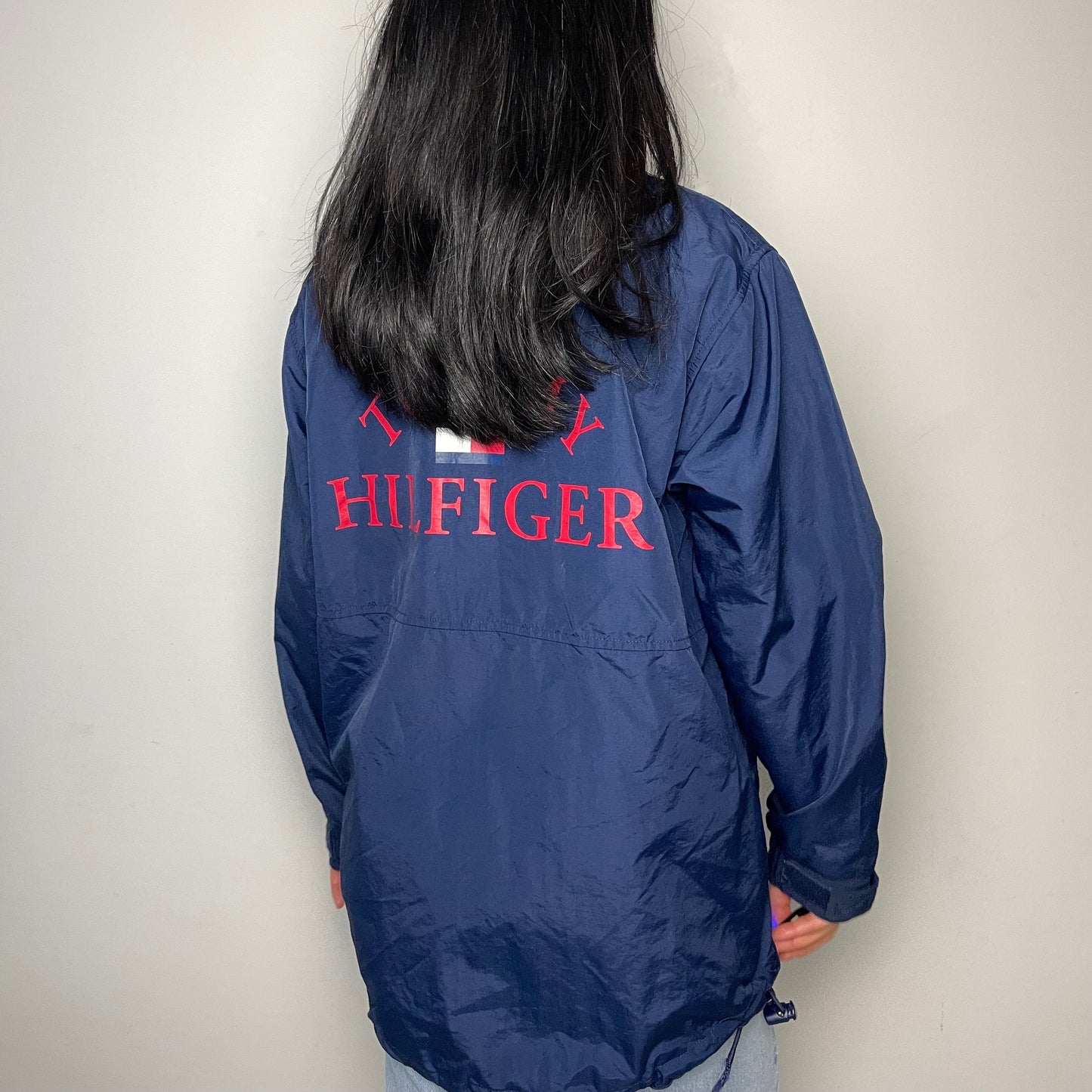 Vintage Tommy Hilfiger Navy Sailing Jacket - Small