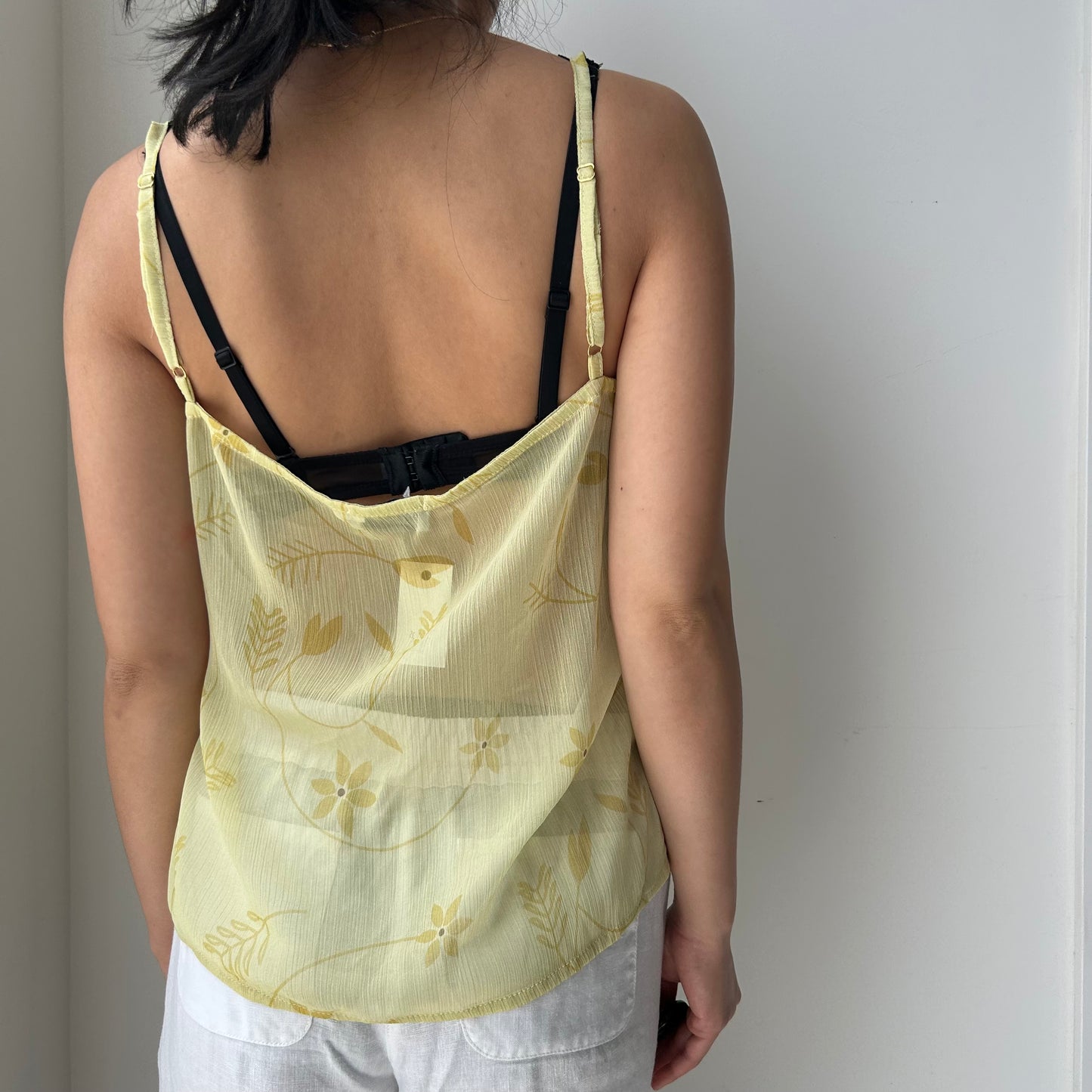 Musier Paris Sheer Open Front Tank - Medium