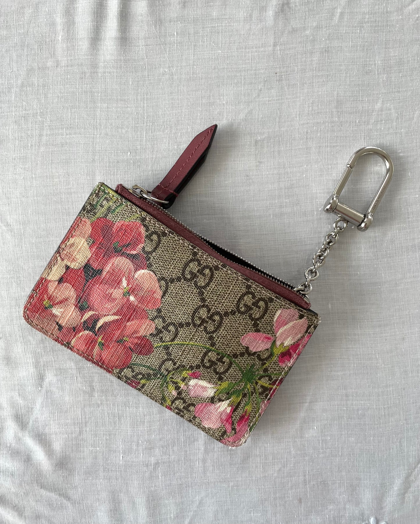 2015 Gucci GG Blooms Key Pouch