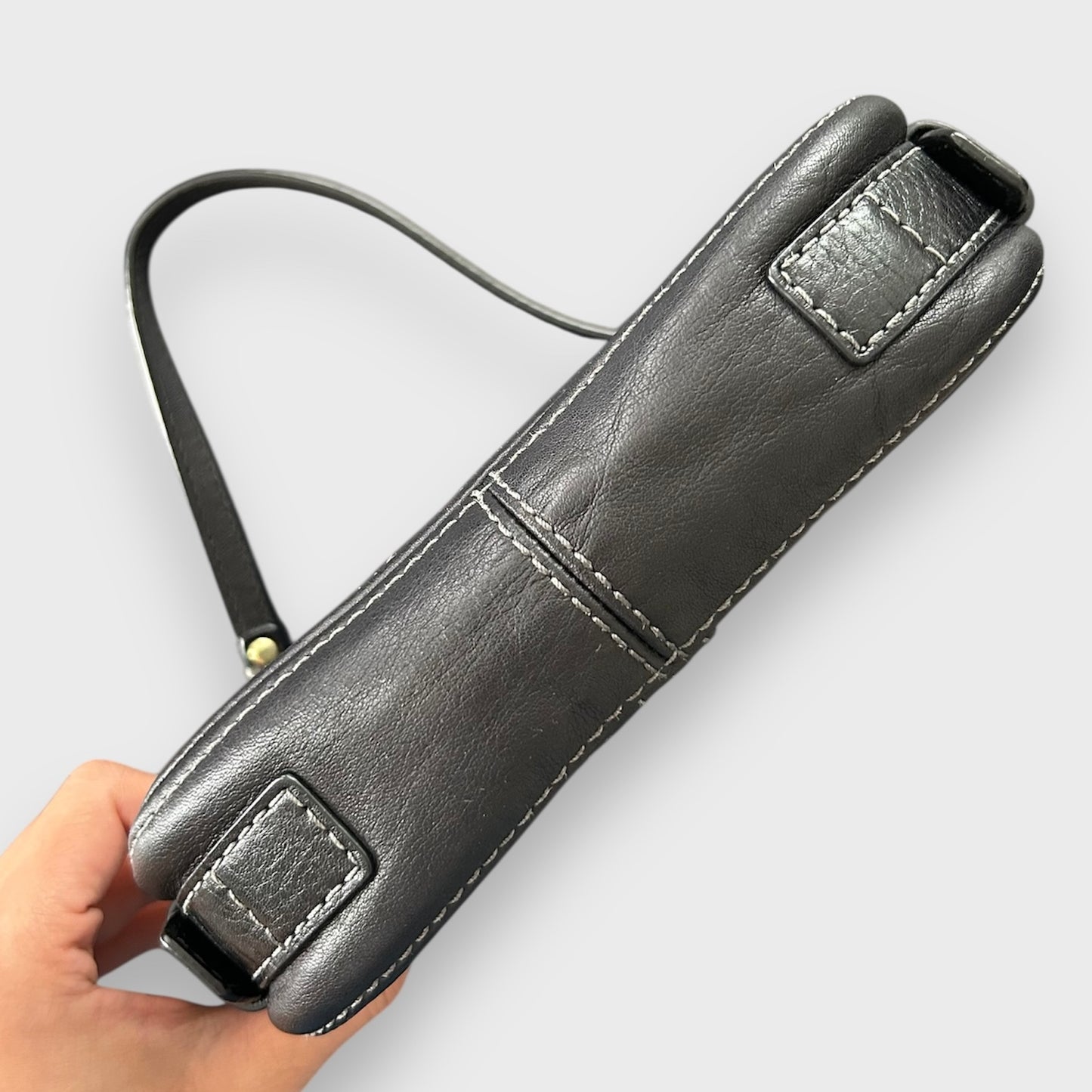 Coach Black Leather Mini Bag