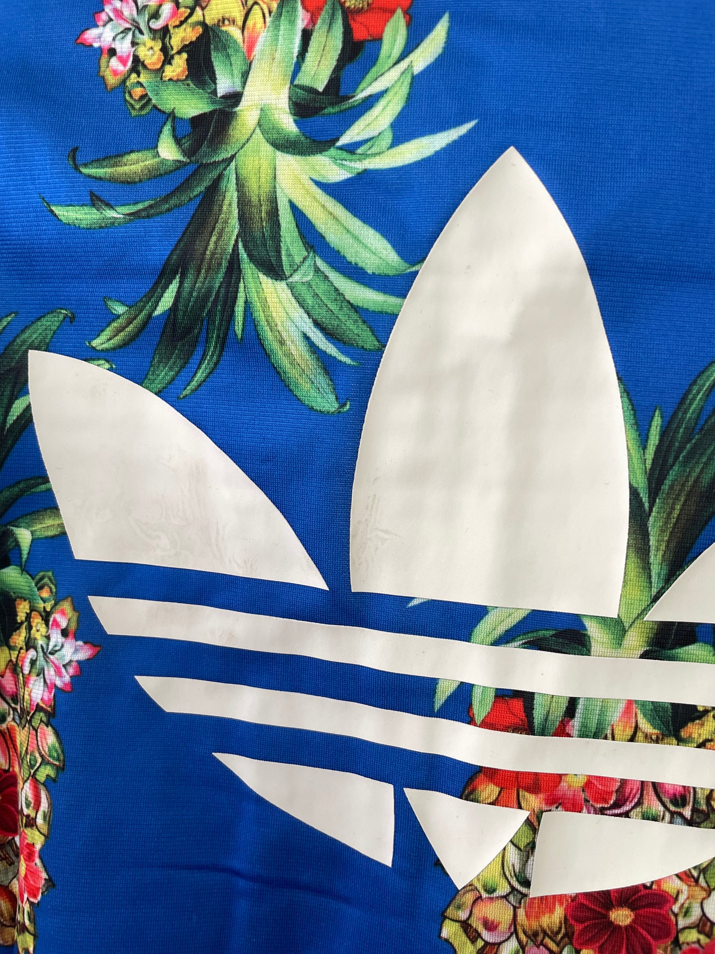 BNWT 2014 Adidas Originals X Farm Rio Collab Blue Track Jacket - X-Small