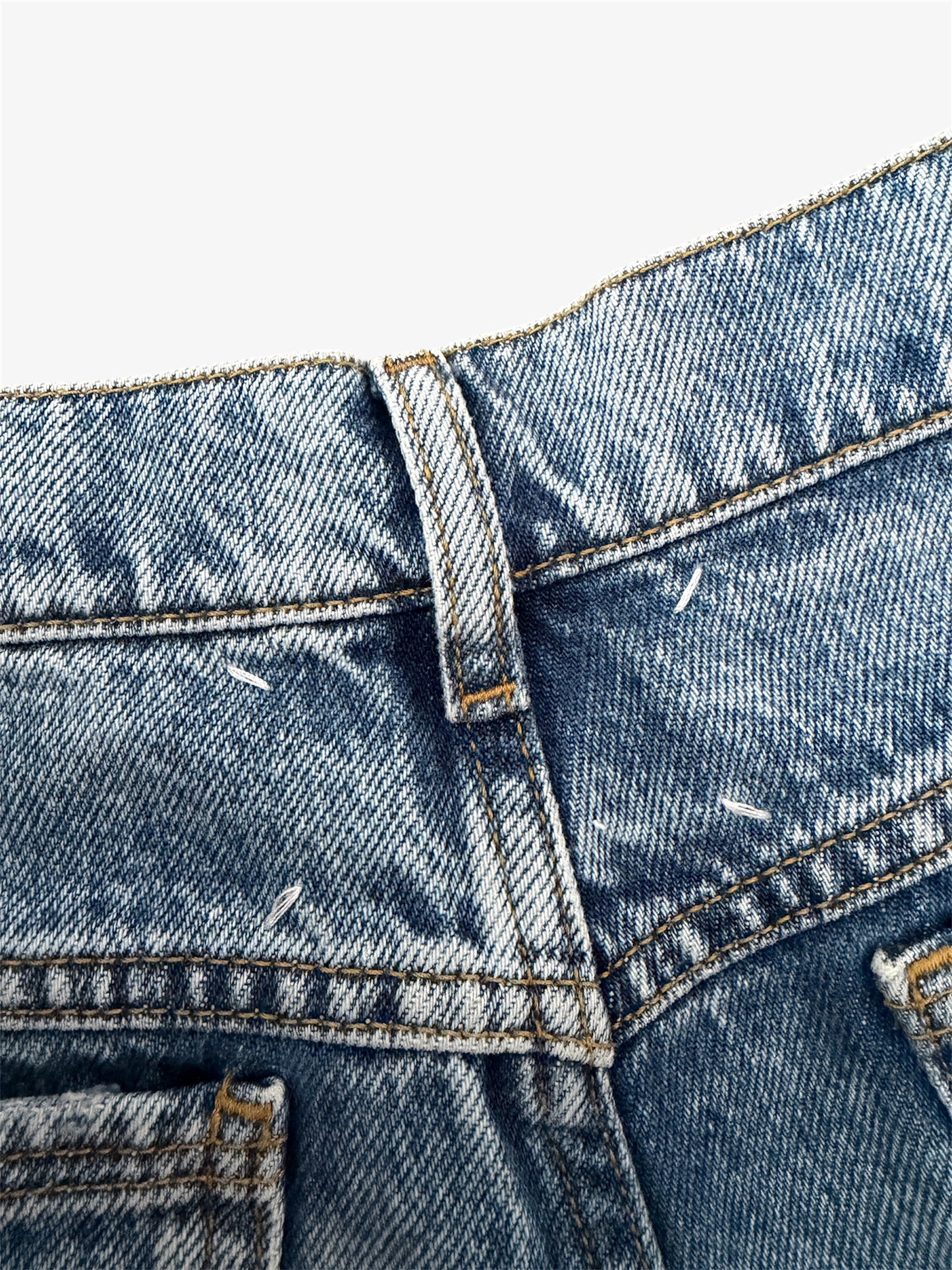 2018 Maison Margiela Light Wash Slit Flare Jeans - X-Small