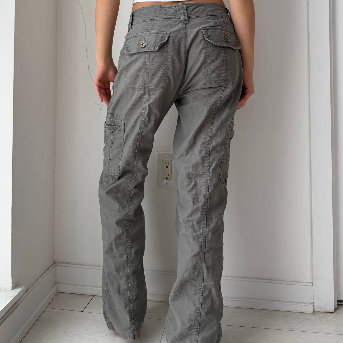 Marvin Richards Grey Cargo Pants - W29