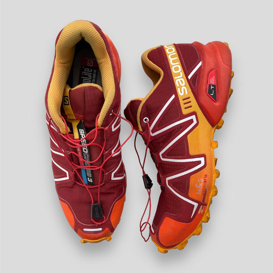 Salomon Orange Speedcross 3 Trail Running Shoe - Men's US 9