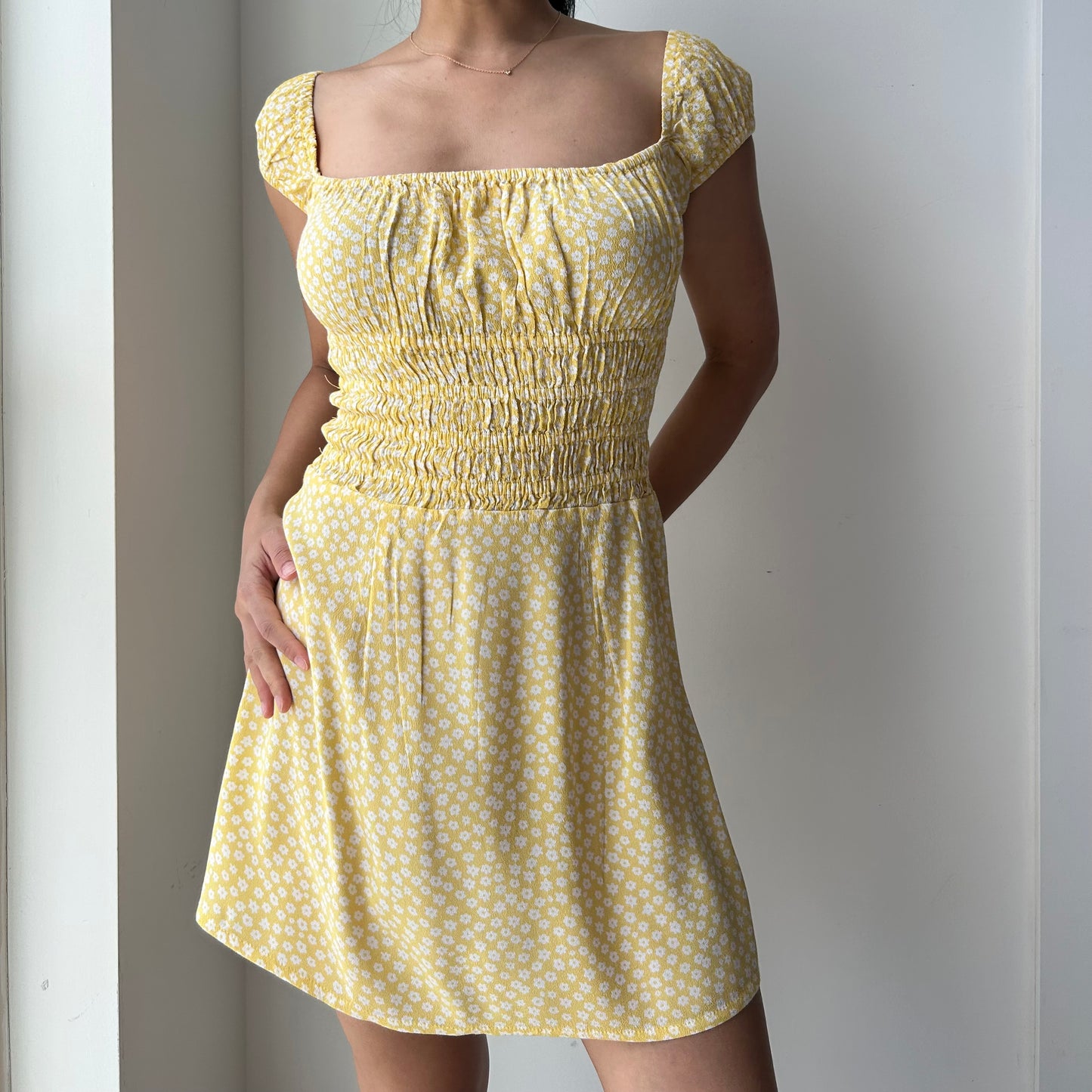 With Jéan Yellow Marseille Dress - Small