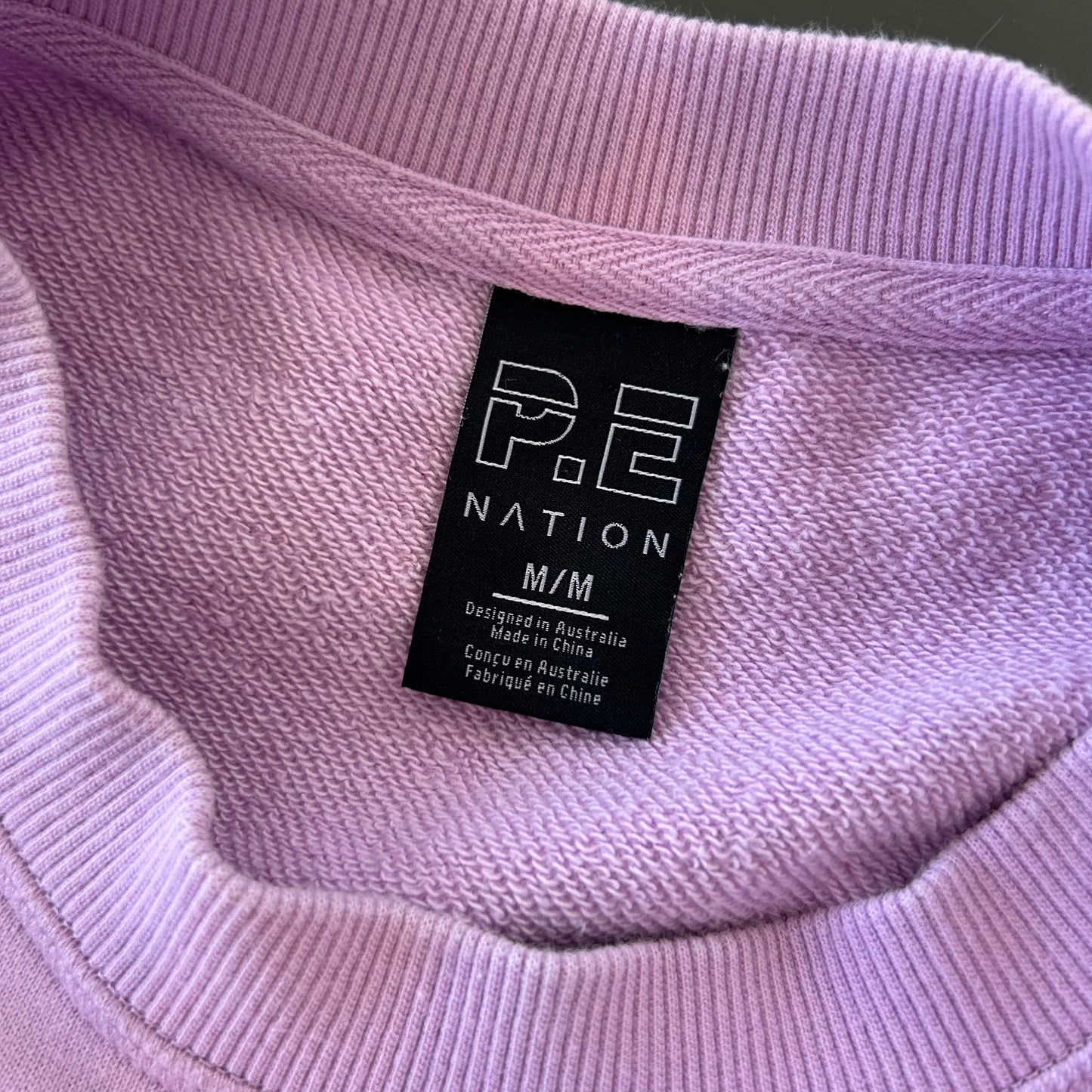 P.E. Nation Lilac Logo Sweatshirt - Medium