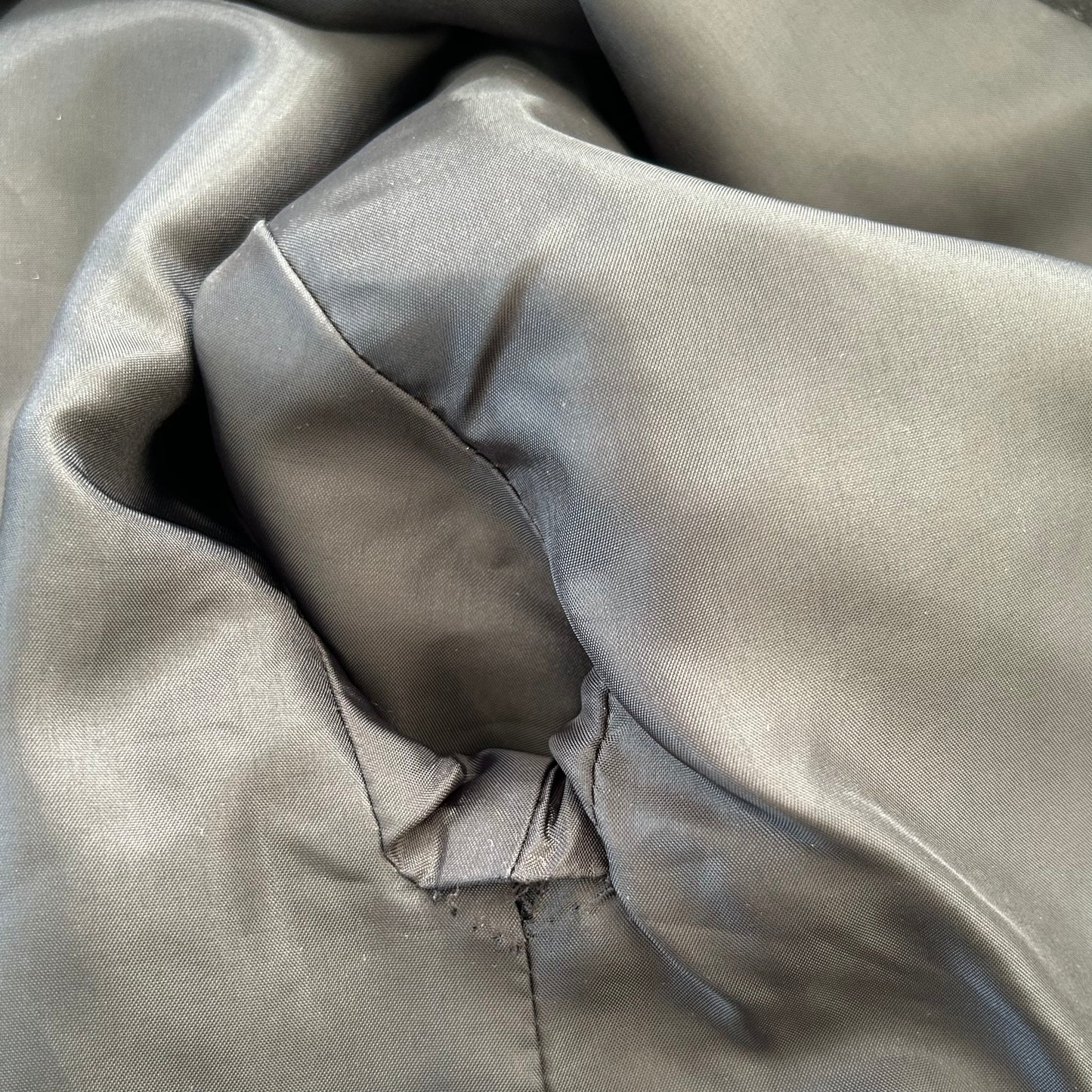 Black Peter Pan Collar Wool and Cashmere Jacket - Medium