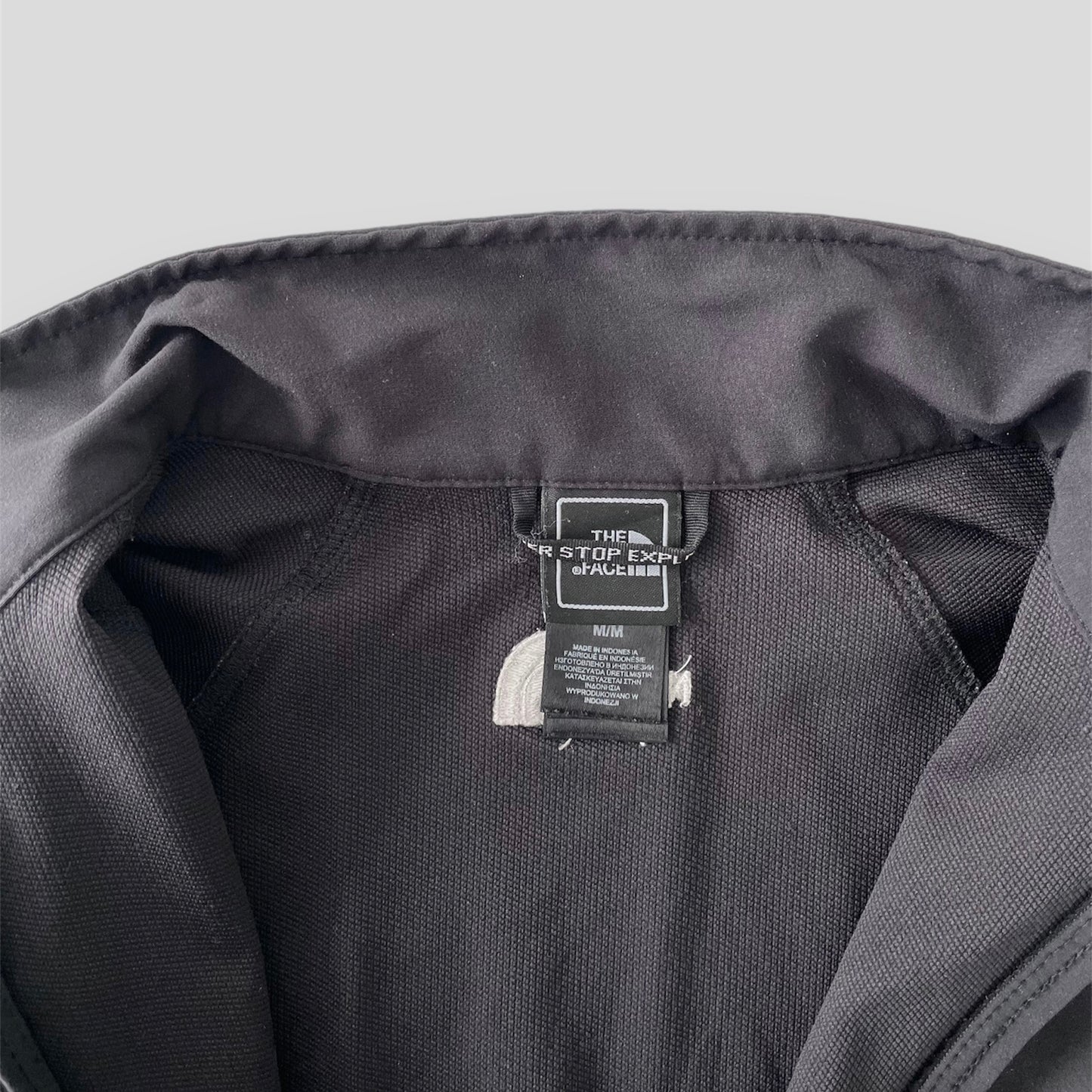 The North Face Black Lightweight Soft Shell Zip Up Jacket - Medium