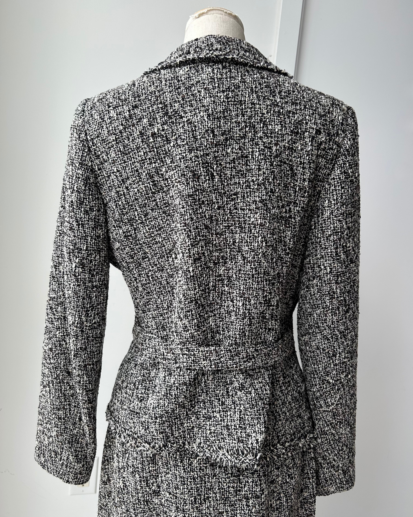 Gerard Darel Tweed Skirt Suit - Large