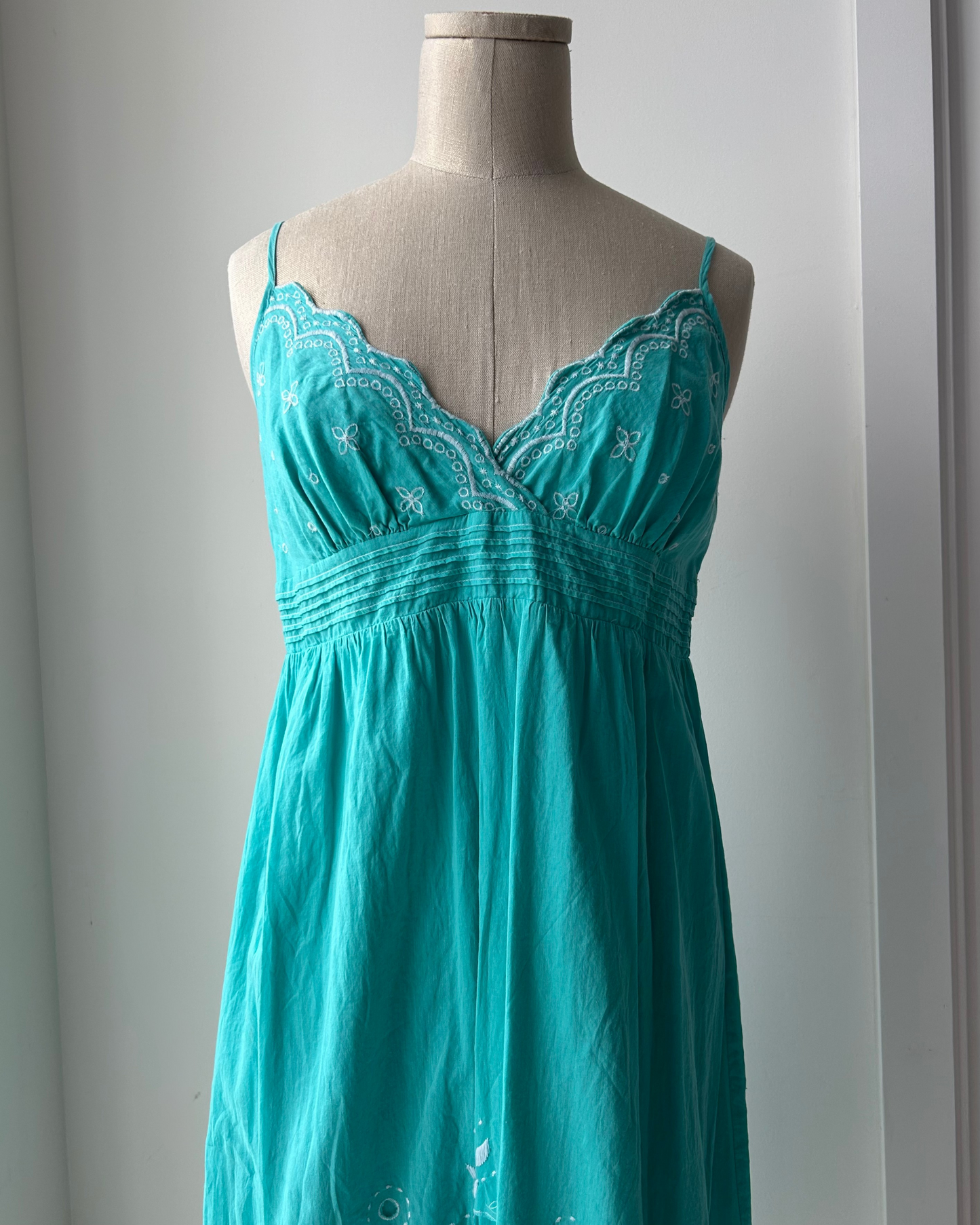 Turquoise Maxi Summer Dress - Medium