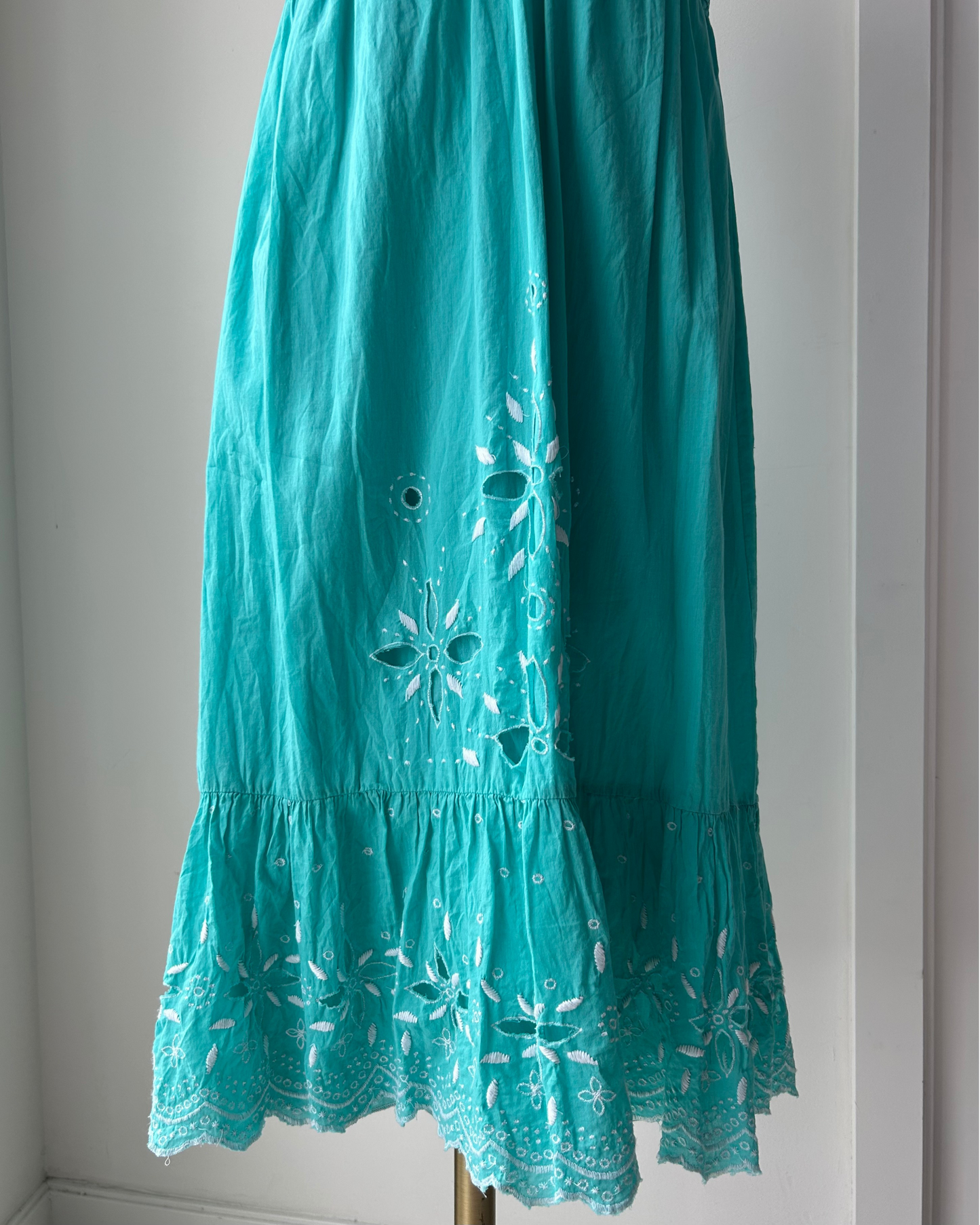 Turquoise Maxi Summer Dress - Medium