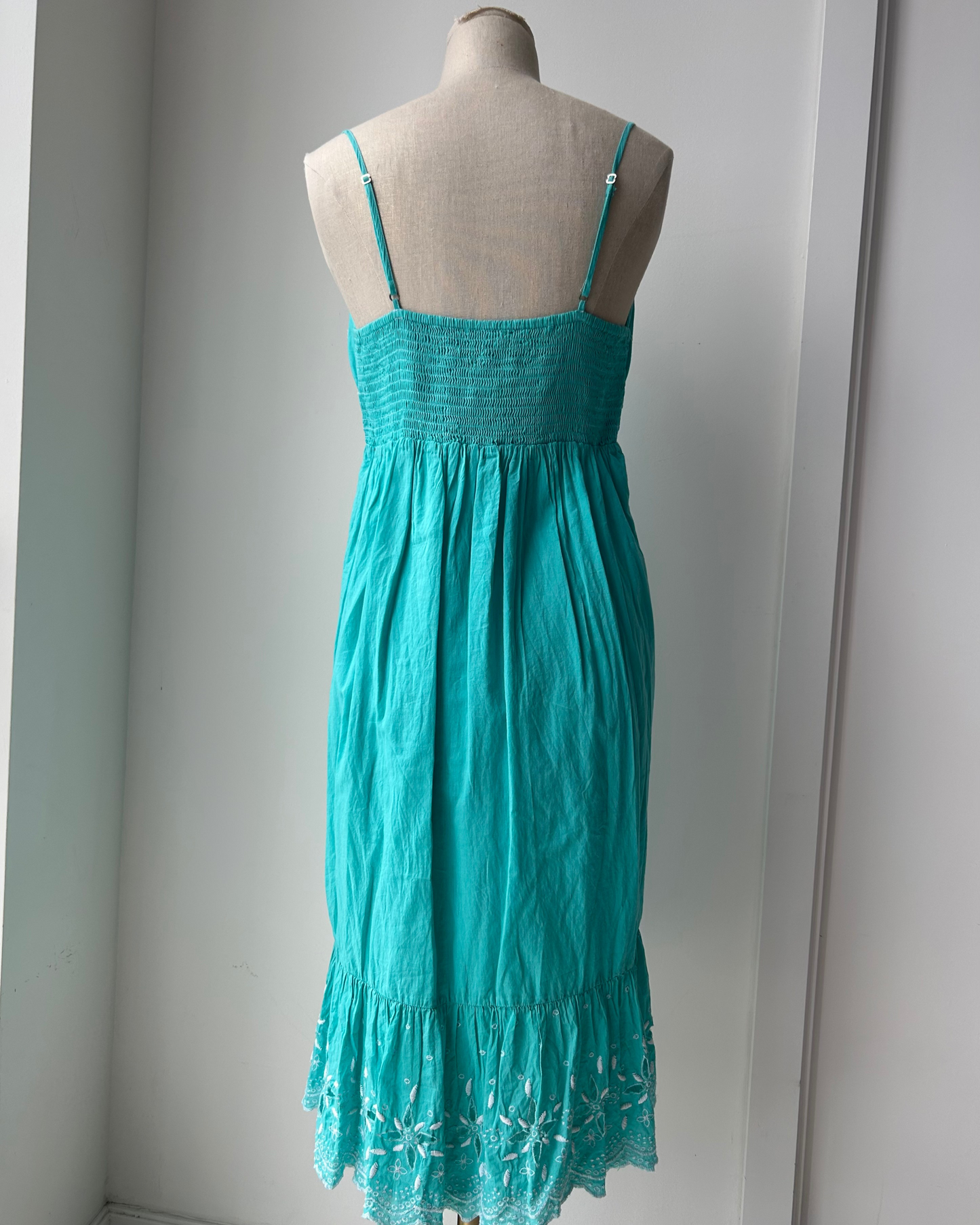 Turquoise Maxi Summer Dress - Medium